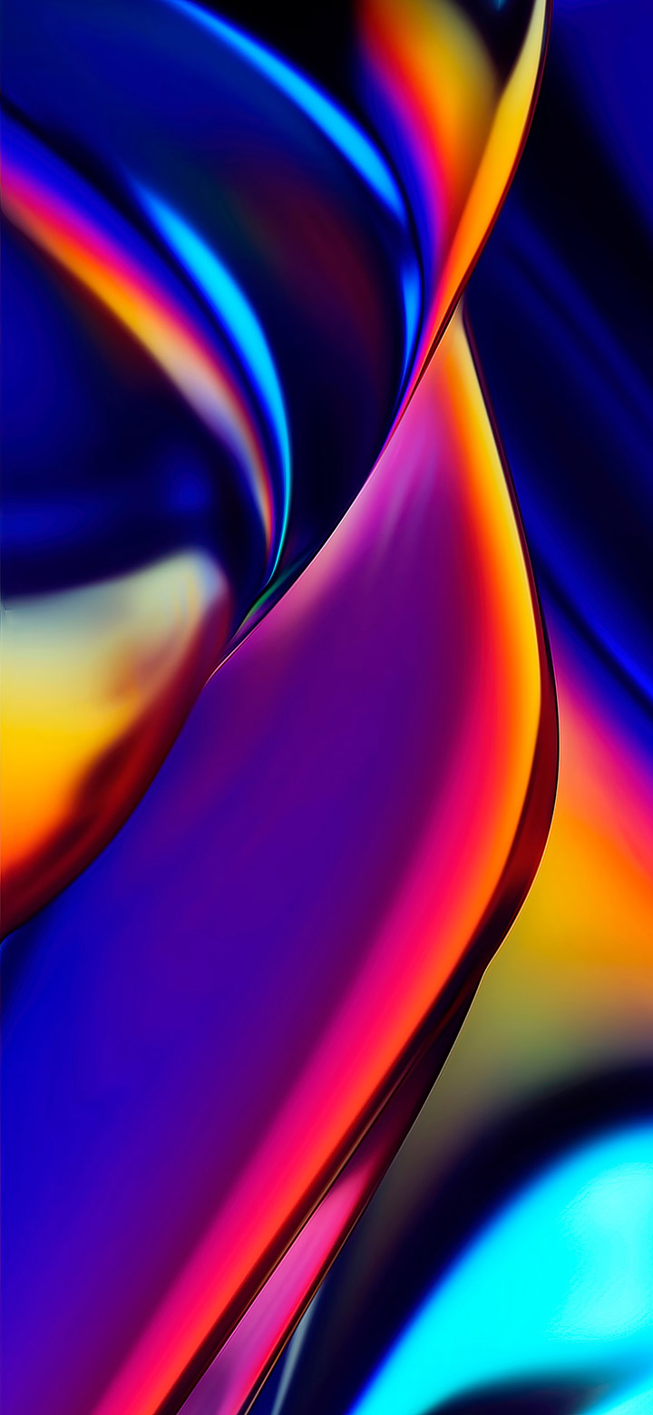 Abstract Colorful Liquid 4K Phone Wallpaper
