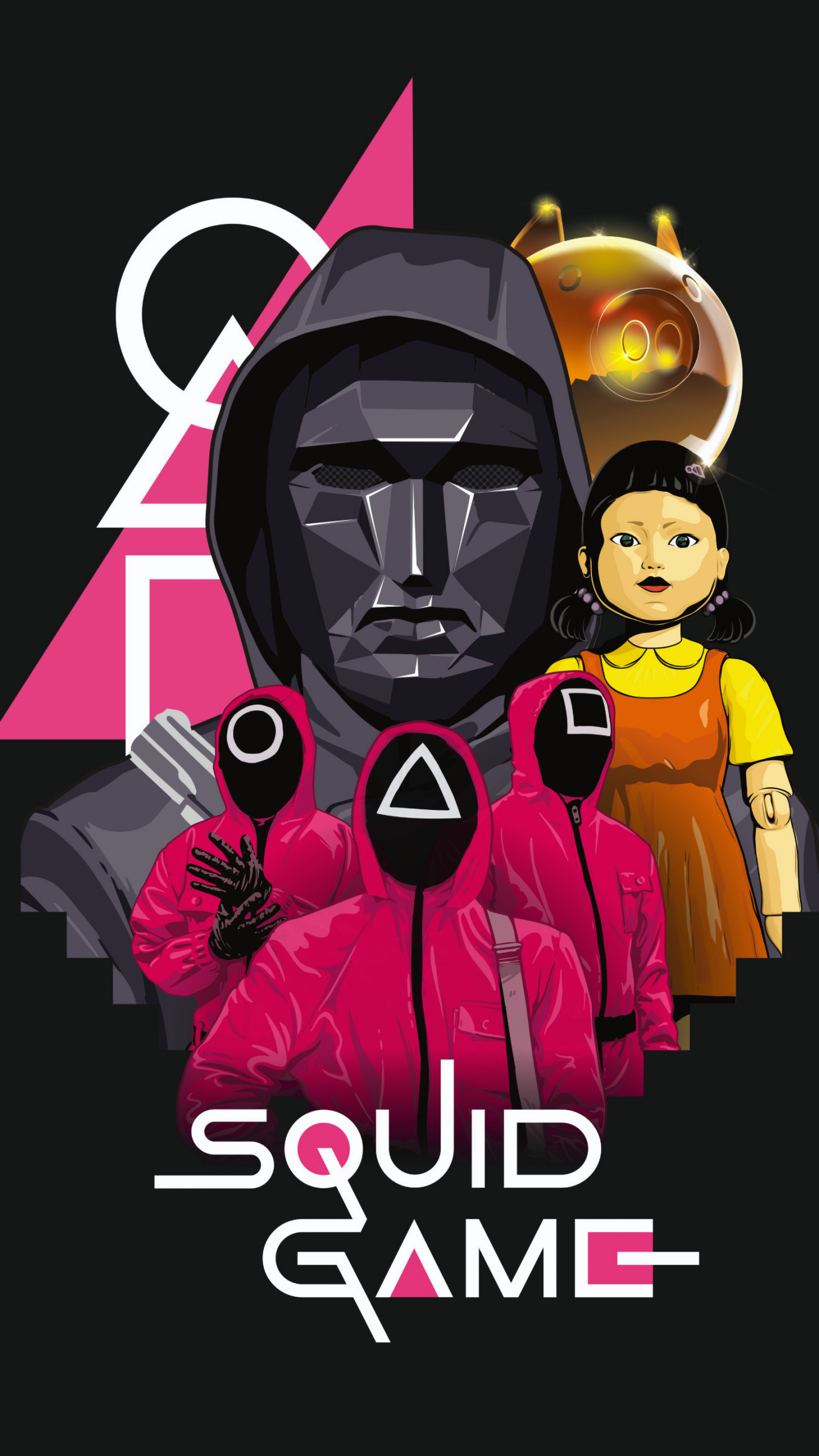 Squid Game 2 Wallpaper 4K, Poster, Season 2, Dark background