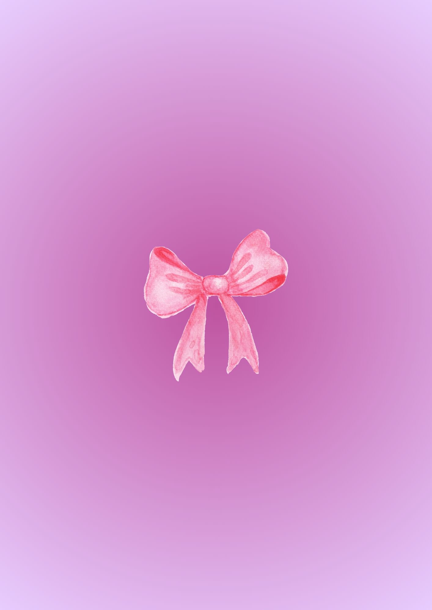 Wallpaper pink bow