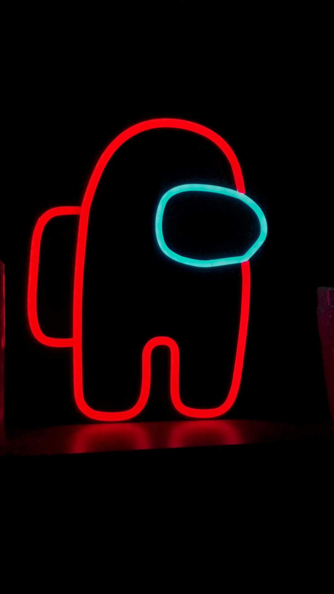 Wallpaper 4K, AMOLED, Neon logo, iOS Games