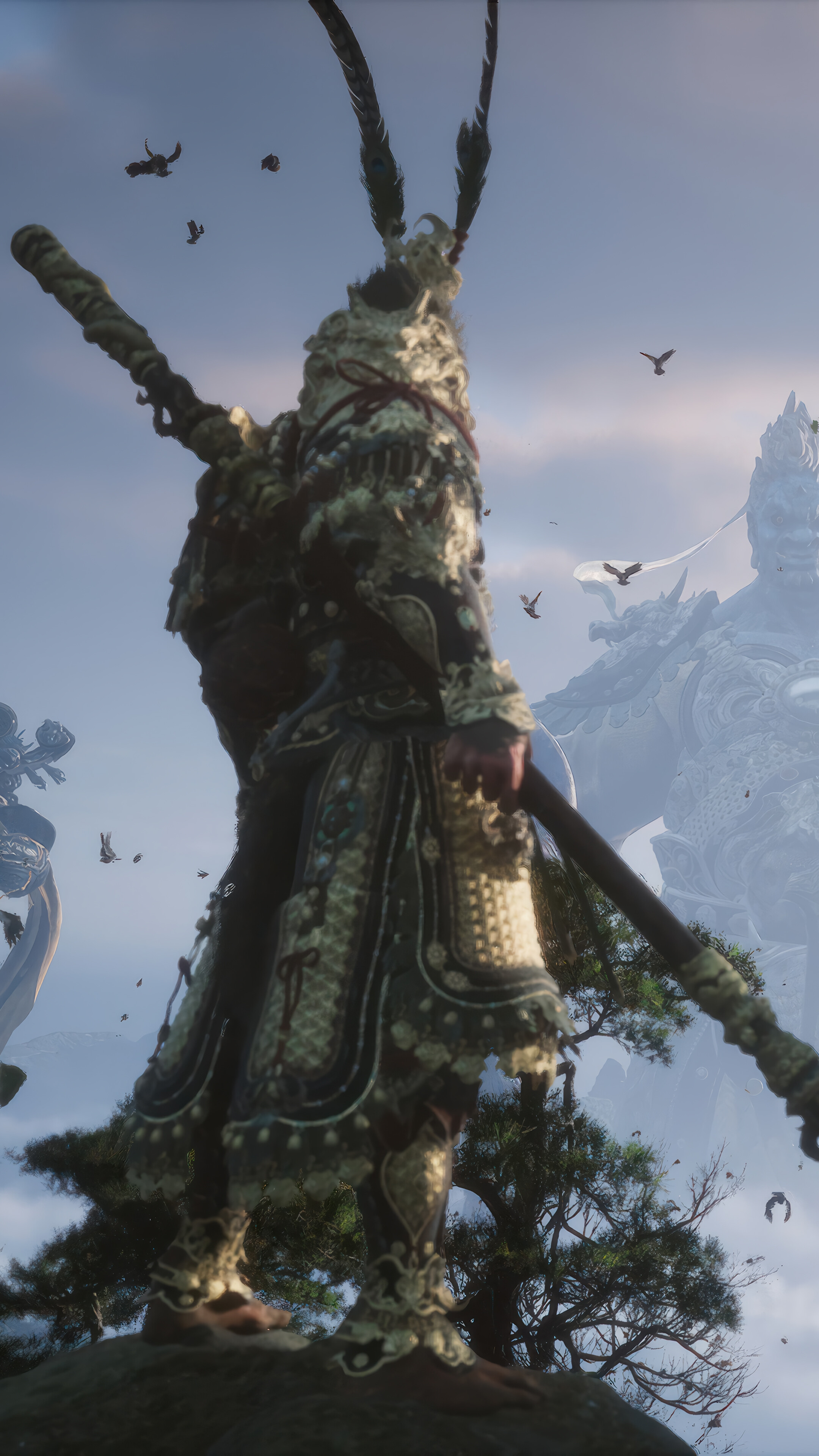 Black Myth: Wukong Game 4K Wallpaper iPhone HD Phone a
