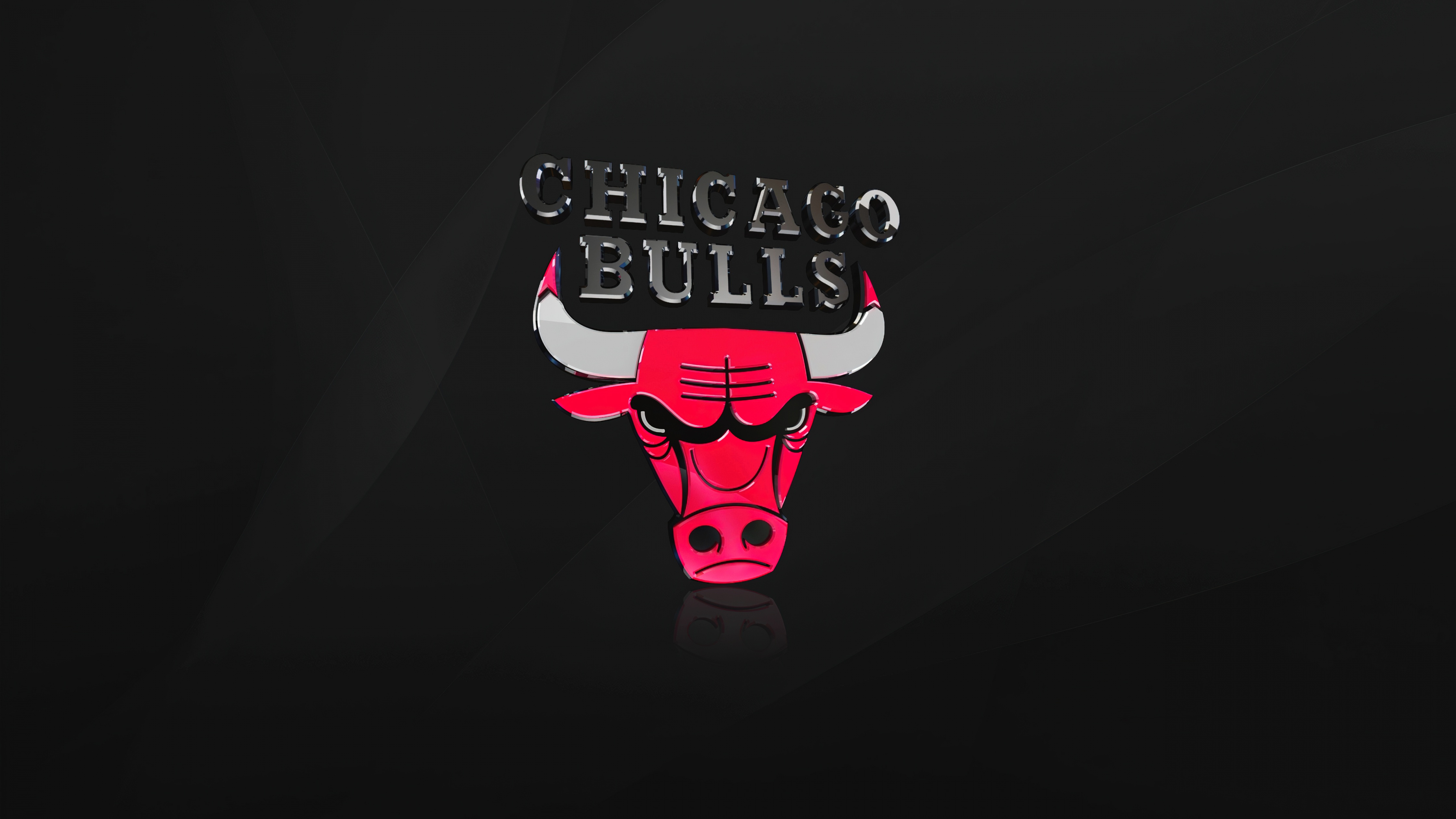 Chicago Bulls Wallpaper 4K, Dark