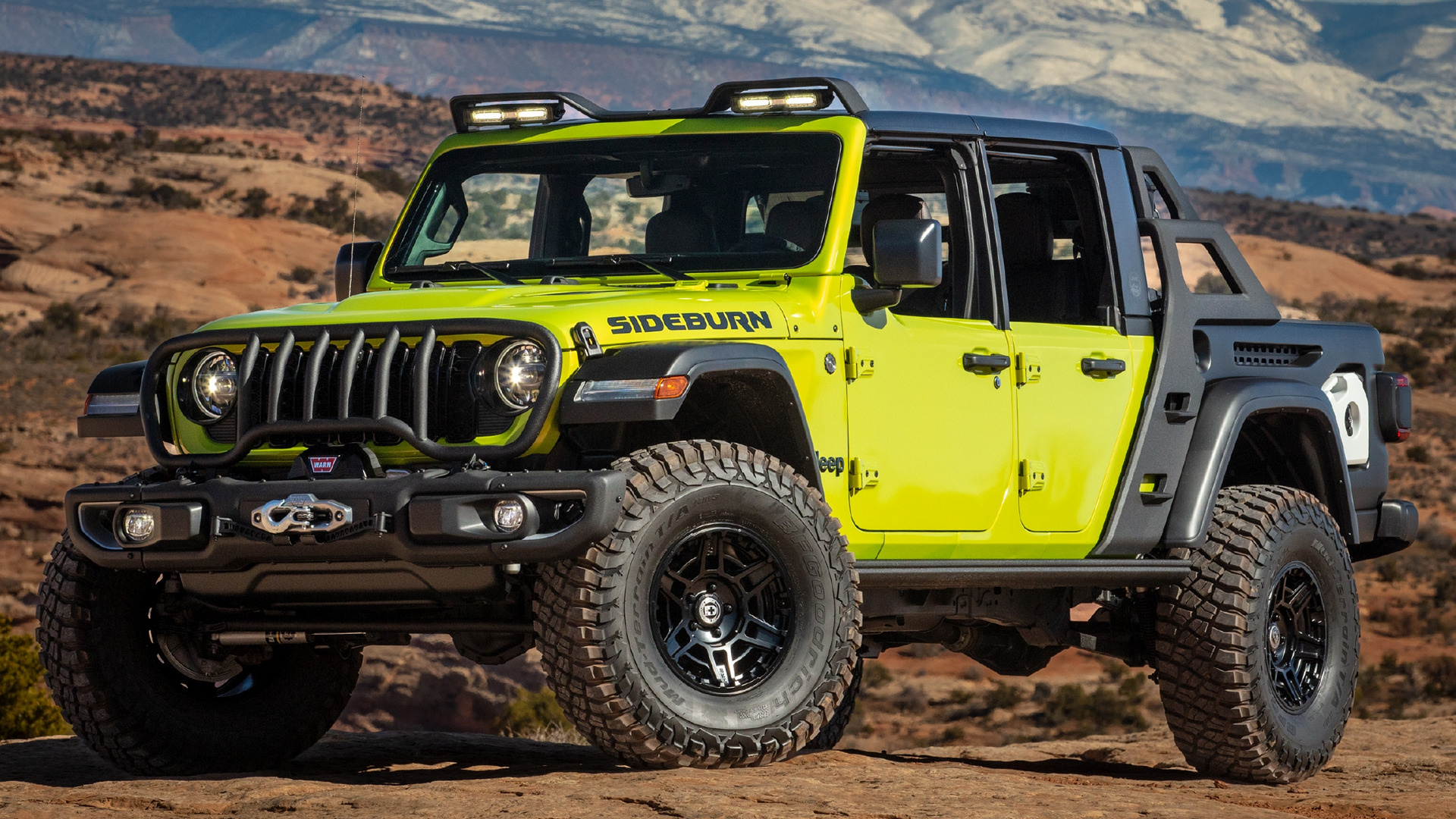 2023 Jeep Gladiator Rubicon Sideburn