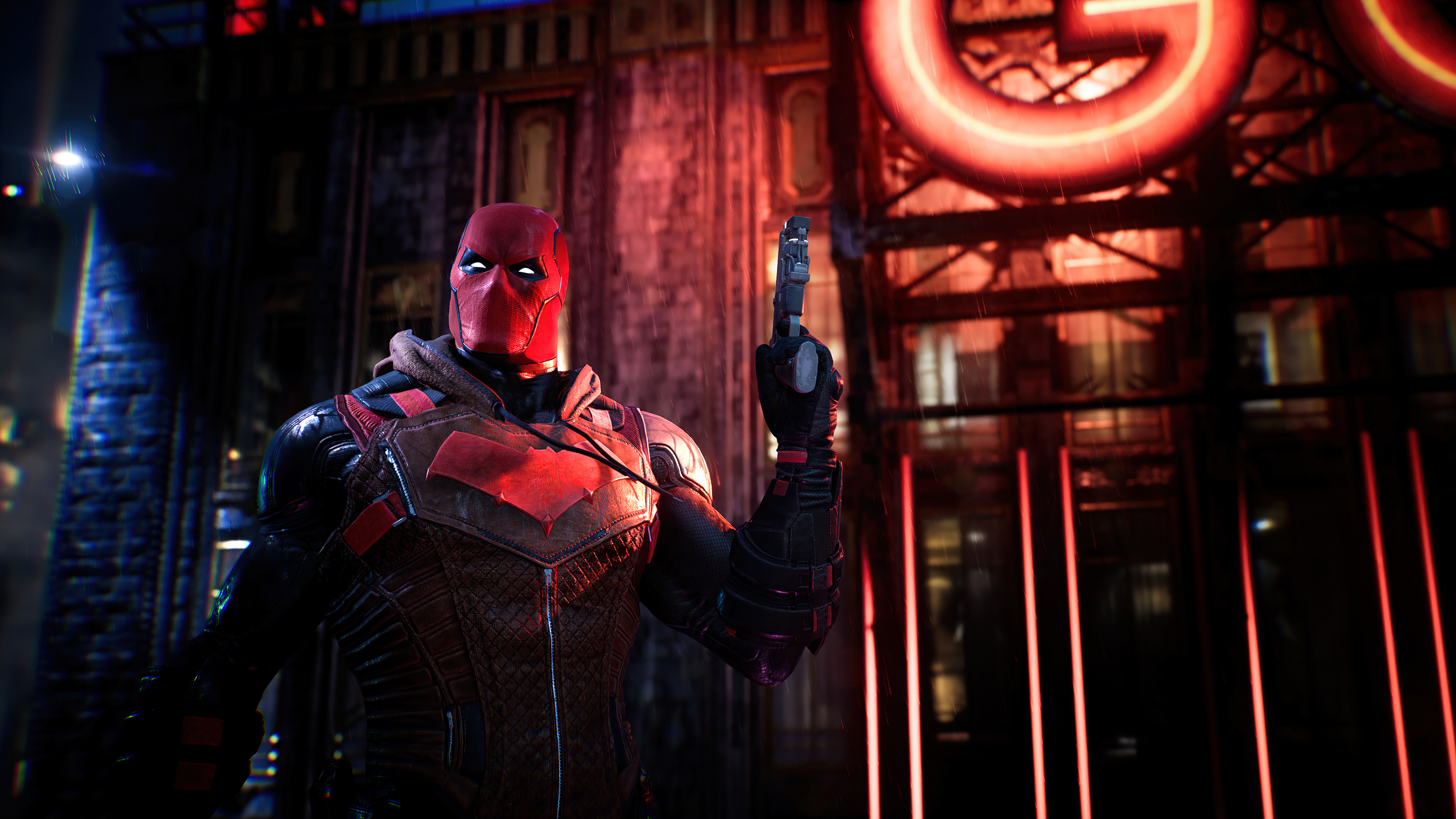 Red Hood Gotham Knights 4K Wallpaper HD