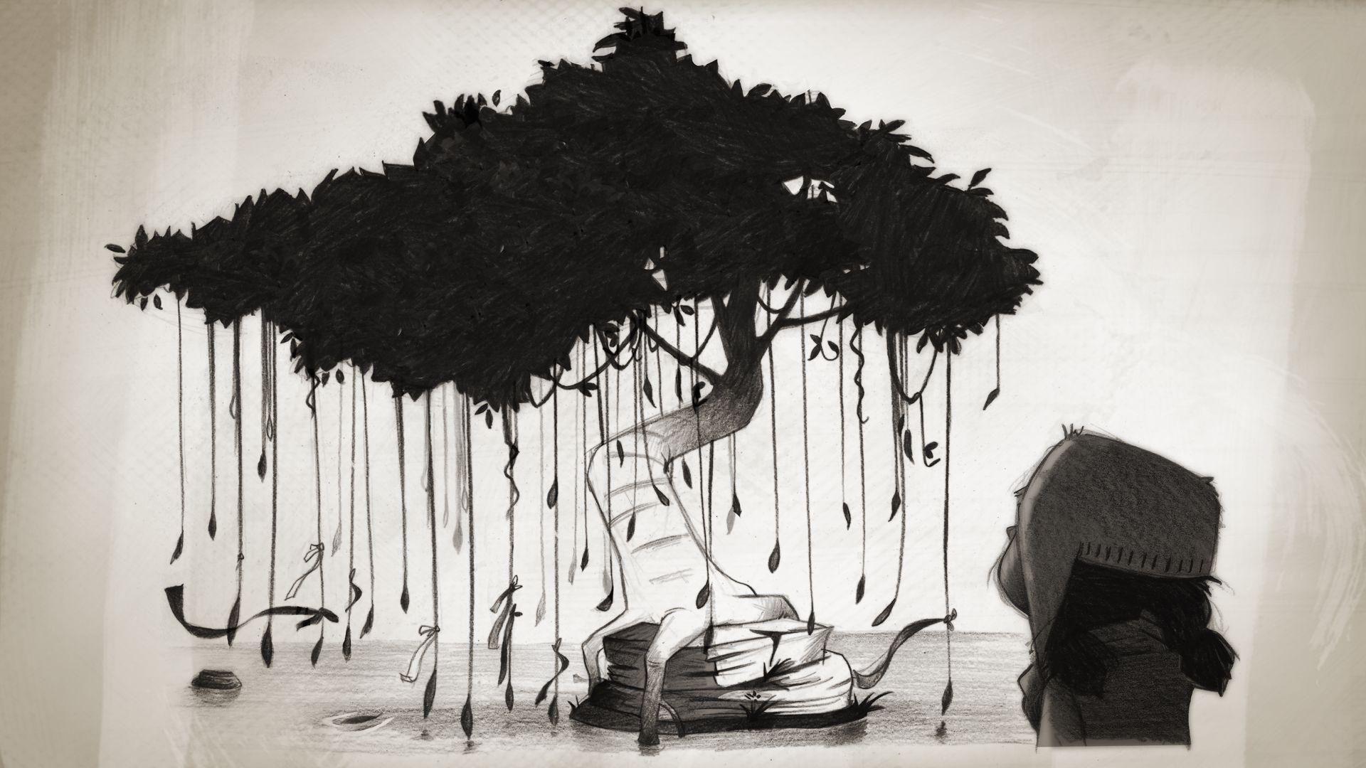 Tim Burton Art Wallpaper Free