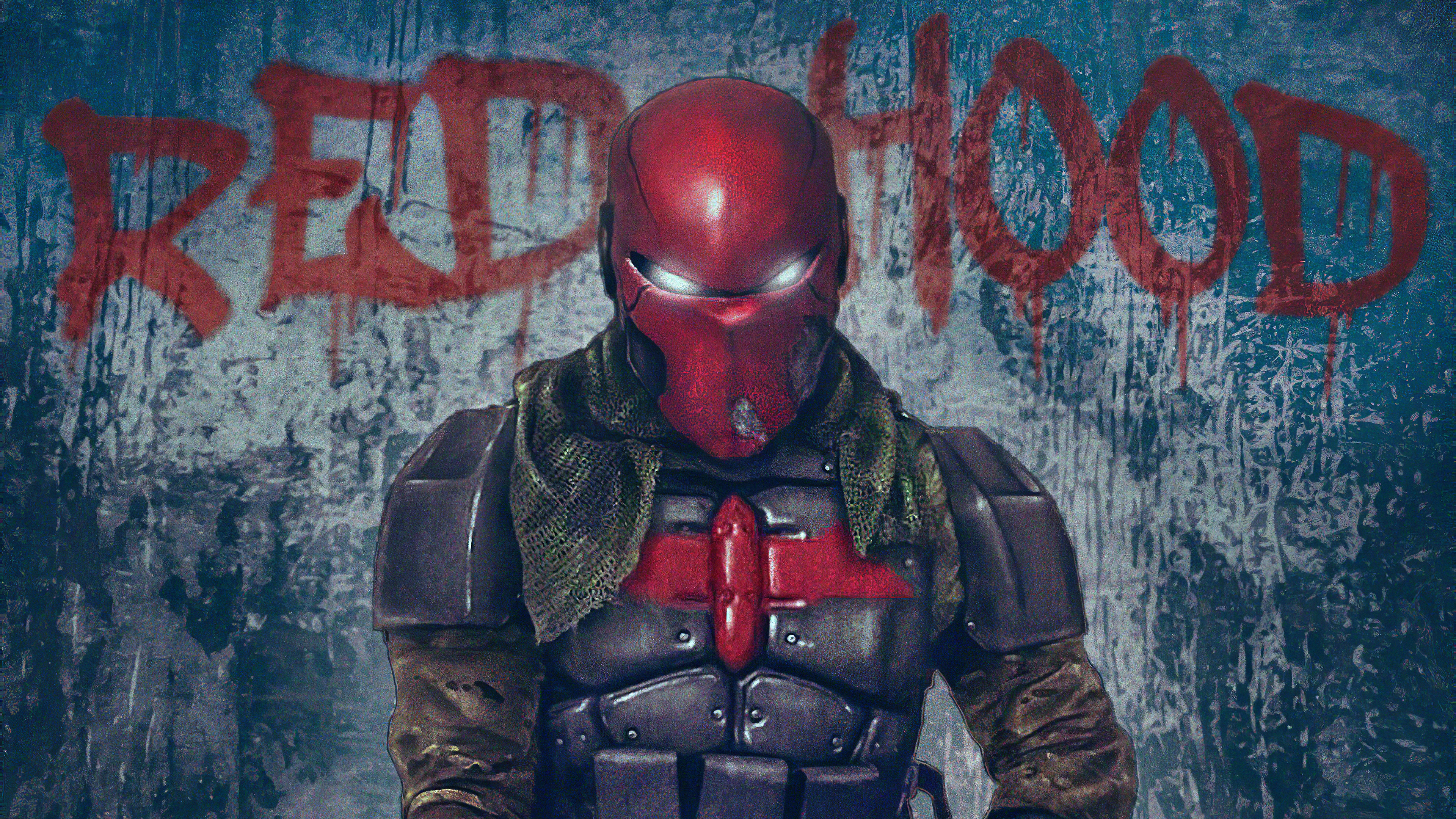 Red Hood Artwork 4k Wallpaper