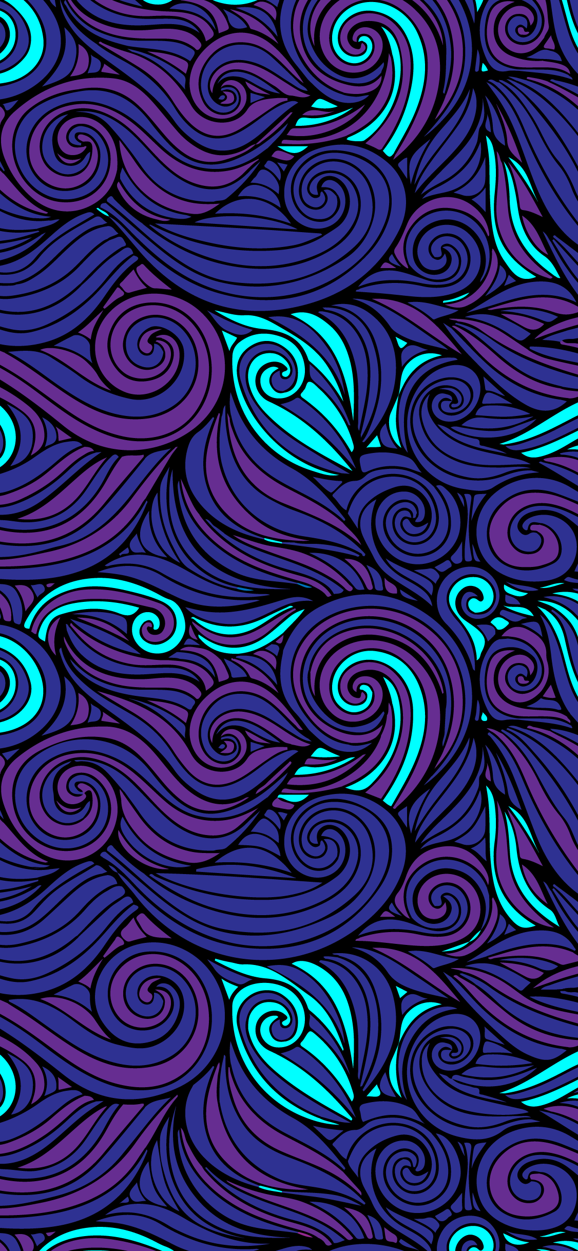 COOL AESTHETIC PURPLE WALLPAPER PHONE