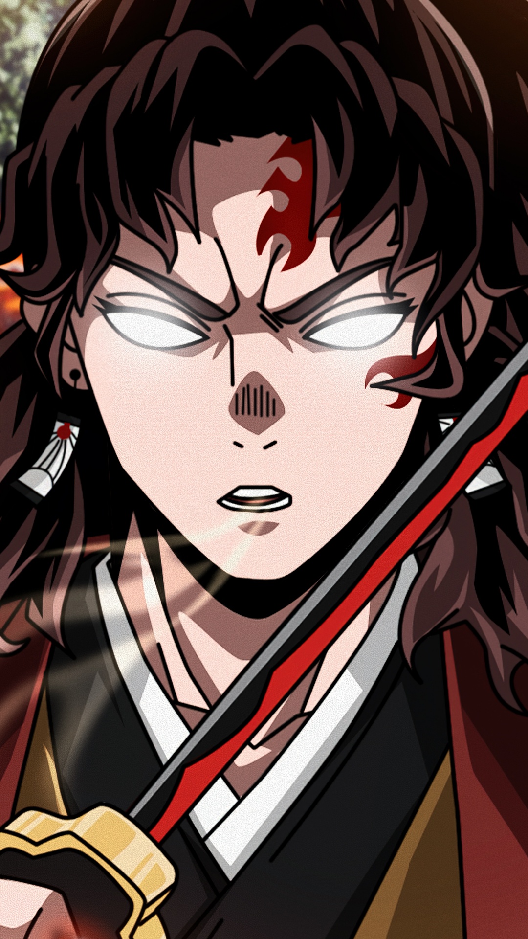 Yoriichi Tsugikuni Wallpaper 4K, Fan Art