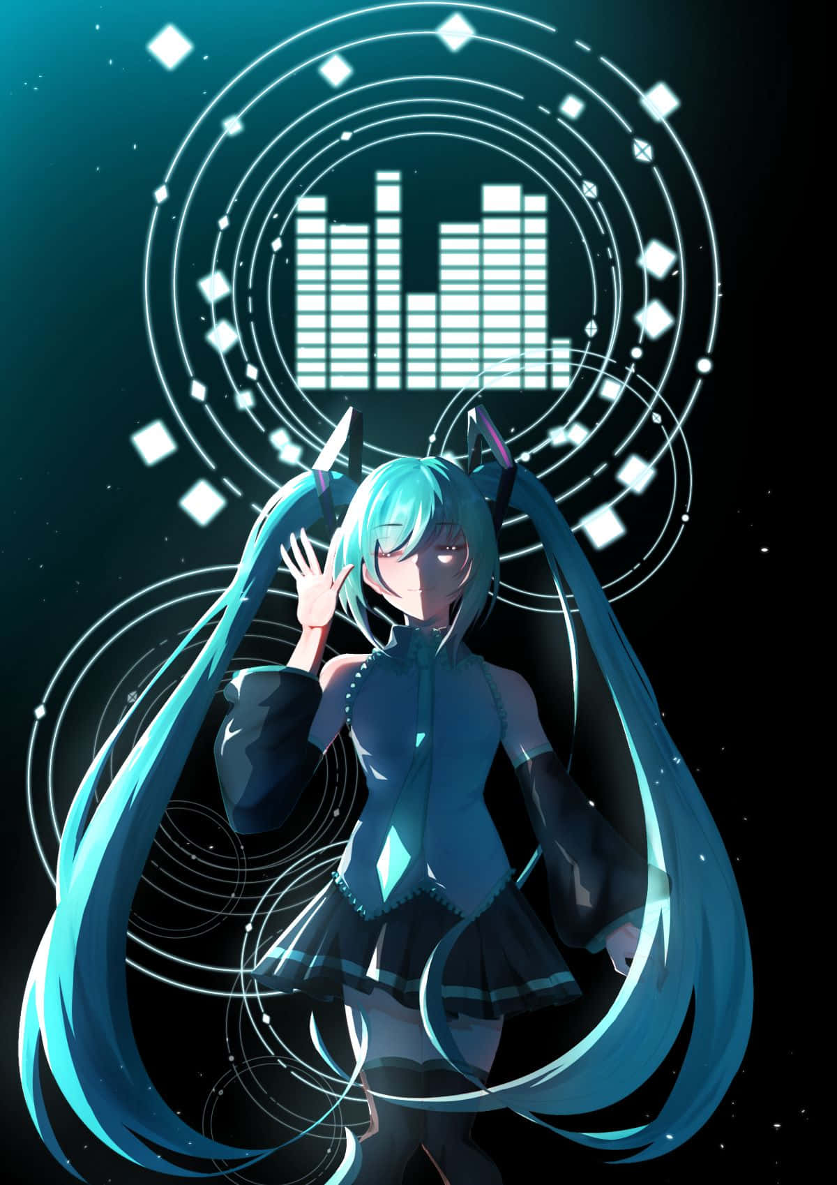 Download Hatsune Miku Digital Aesthetic