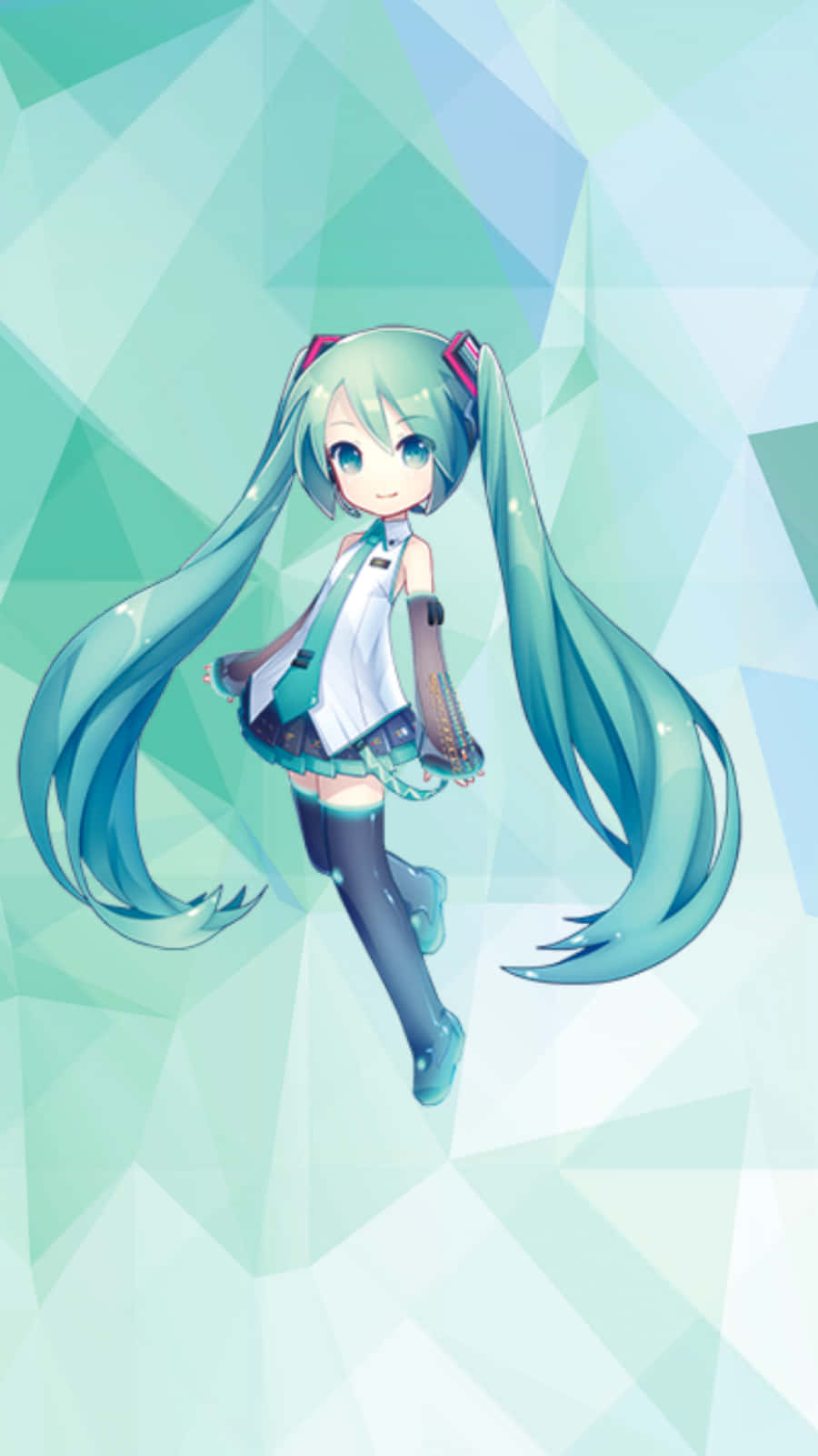 Download Hatsune Miku Green Crystal