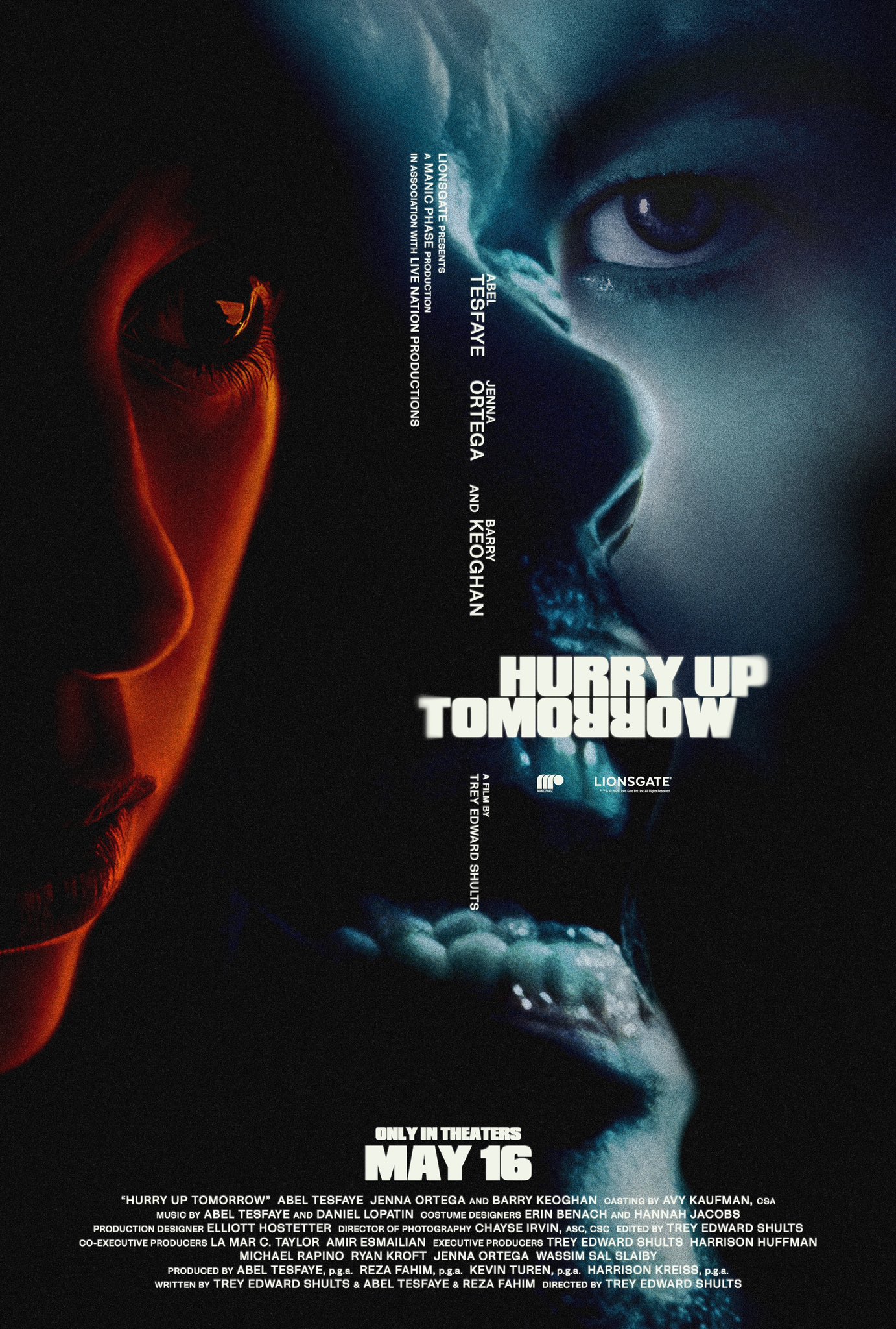 Film Poster for Hurry Up Tomorrow