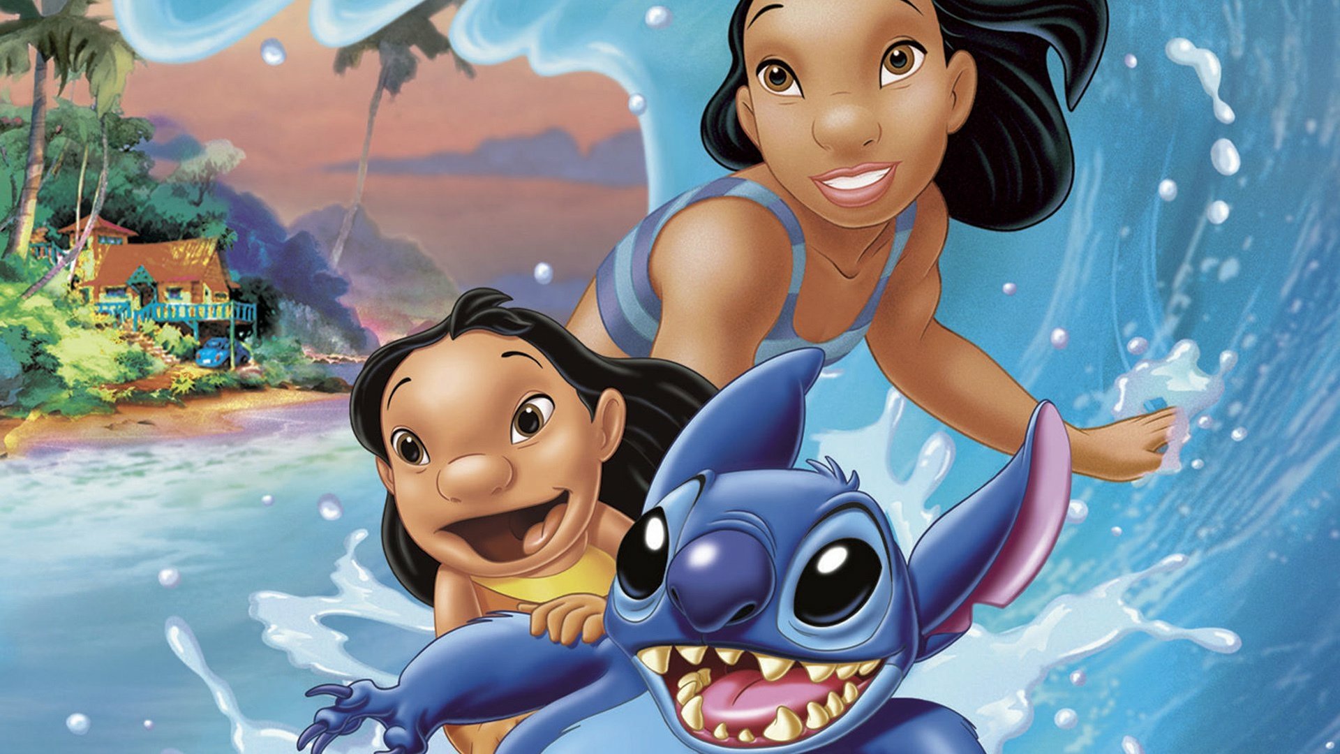 Lilo & Stitch Adventure: Iconic Movie HD Wallpaper Splash