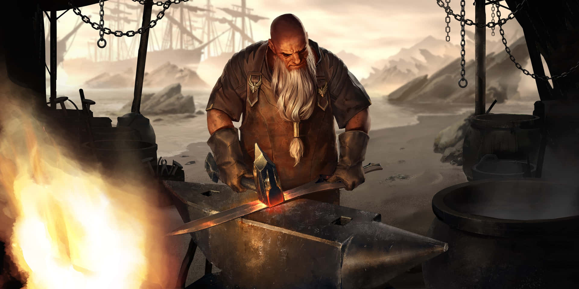 Download A master blacksmith passes
