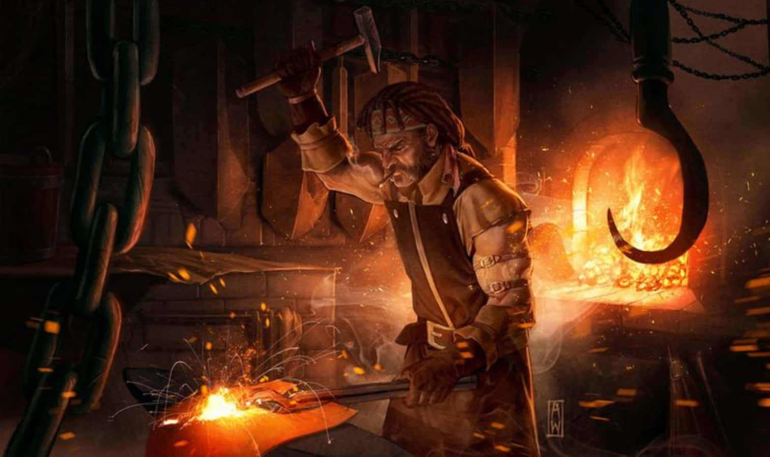 Blacksmith Wallpaper