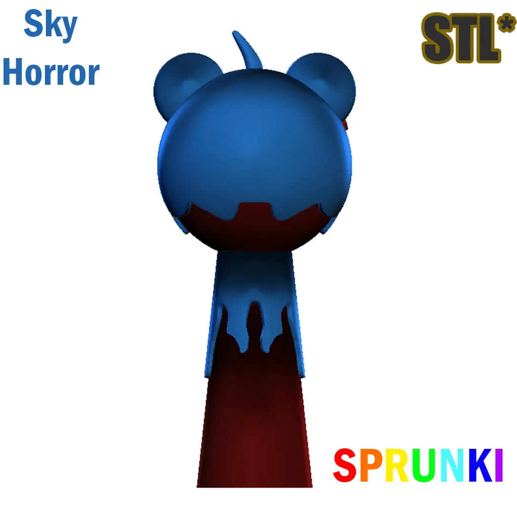 3D Sprunki Incredibox Humanized Sky