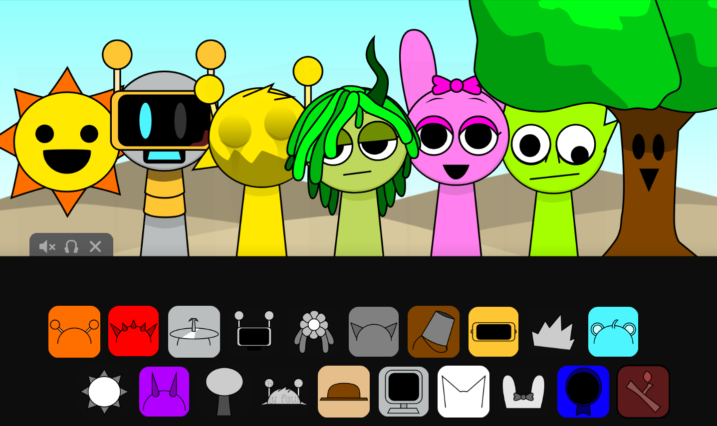 Sprunki Parasite On Sprunki Incredibox Game