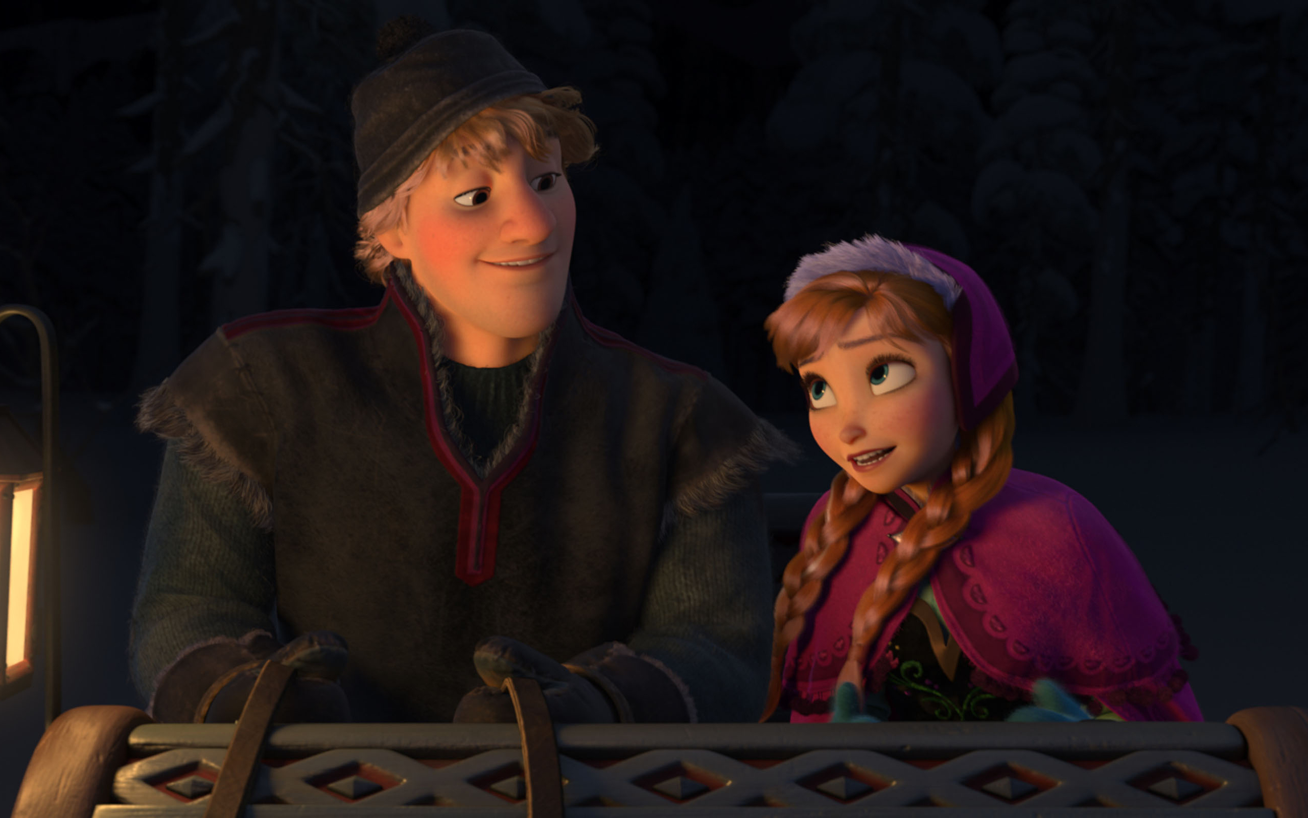 Frozen Movie: Anna & Kristoff HD Wallpaper