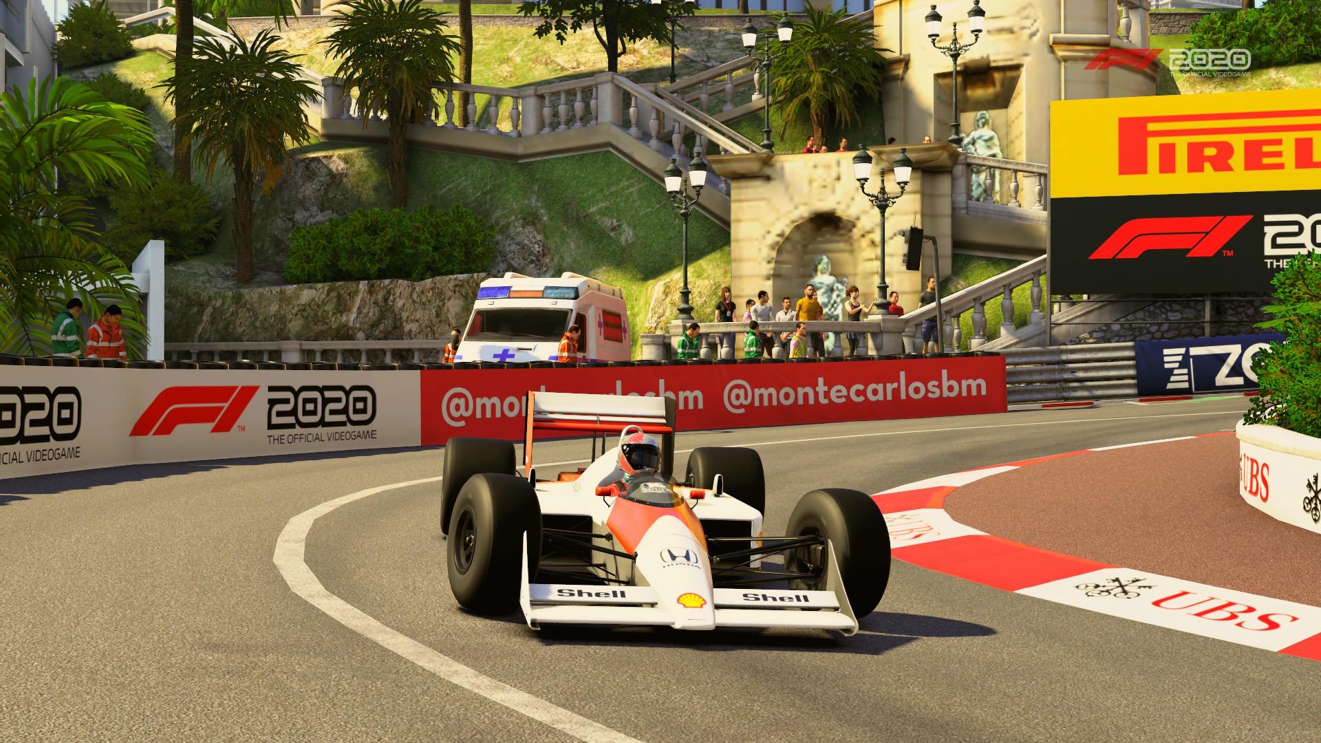 Ayrton Senna in Monaco in 1989