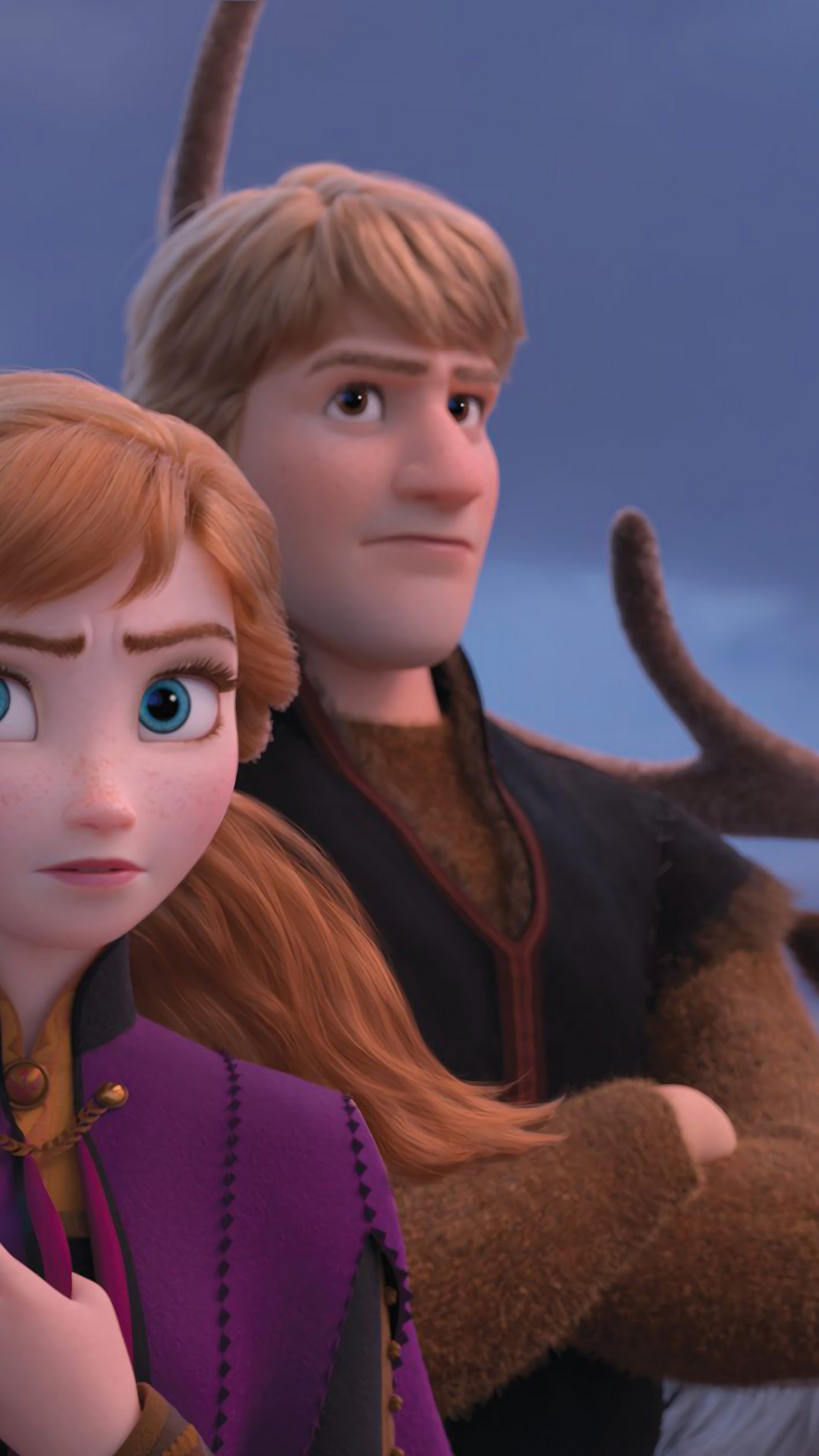 Frozen 2 Elsa Anna Kristoff 4K Wallpaper