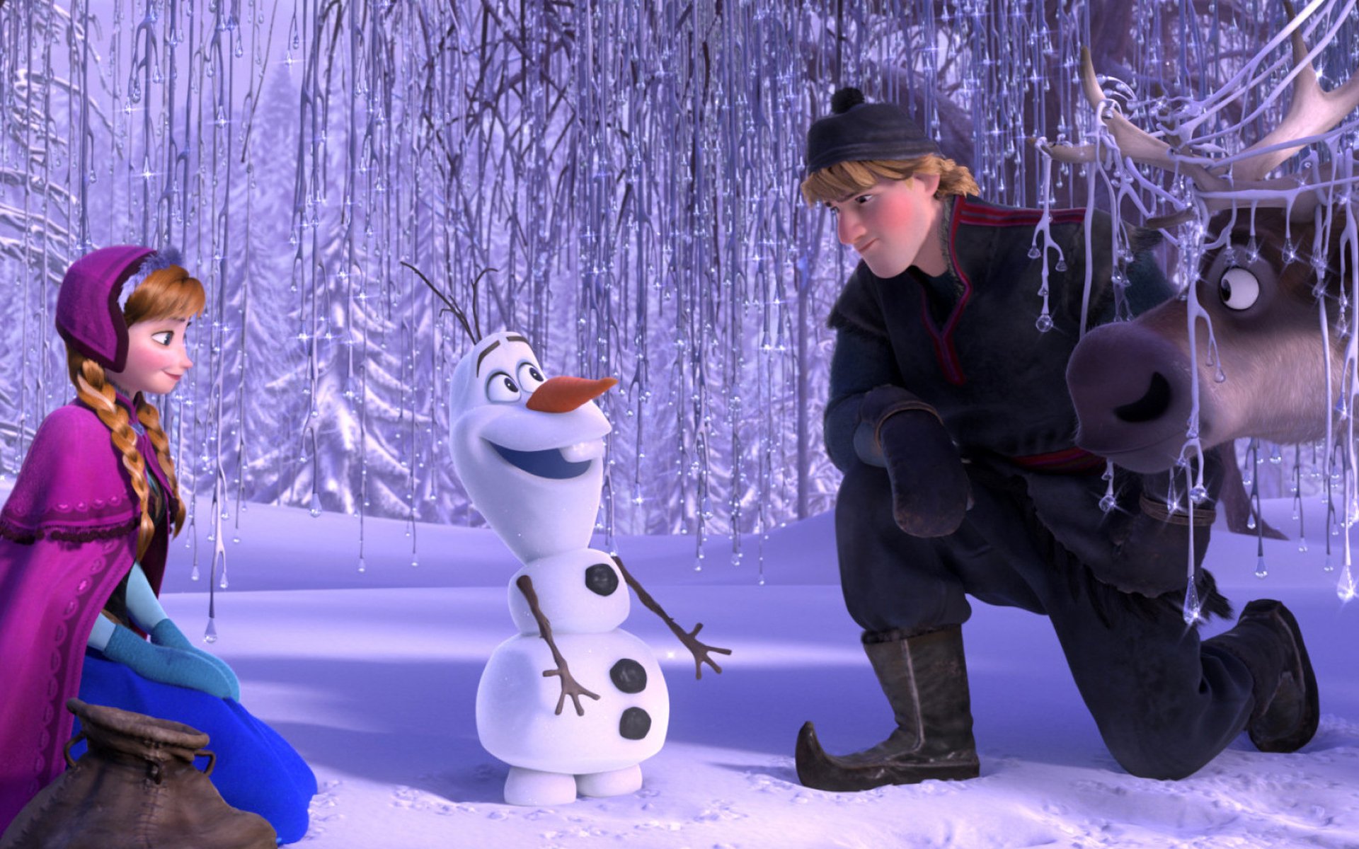 Frozen Friends HD Wallpaper
