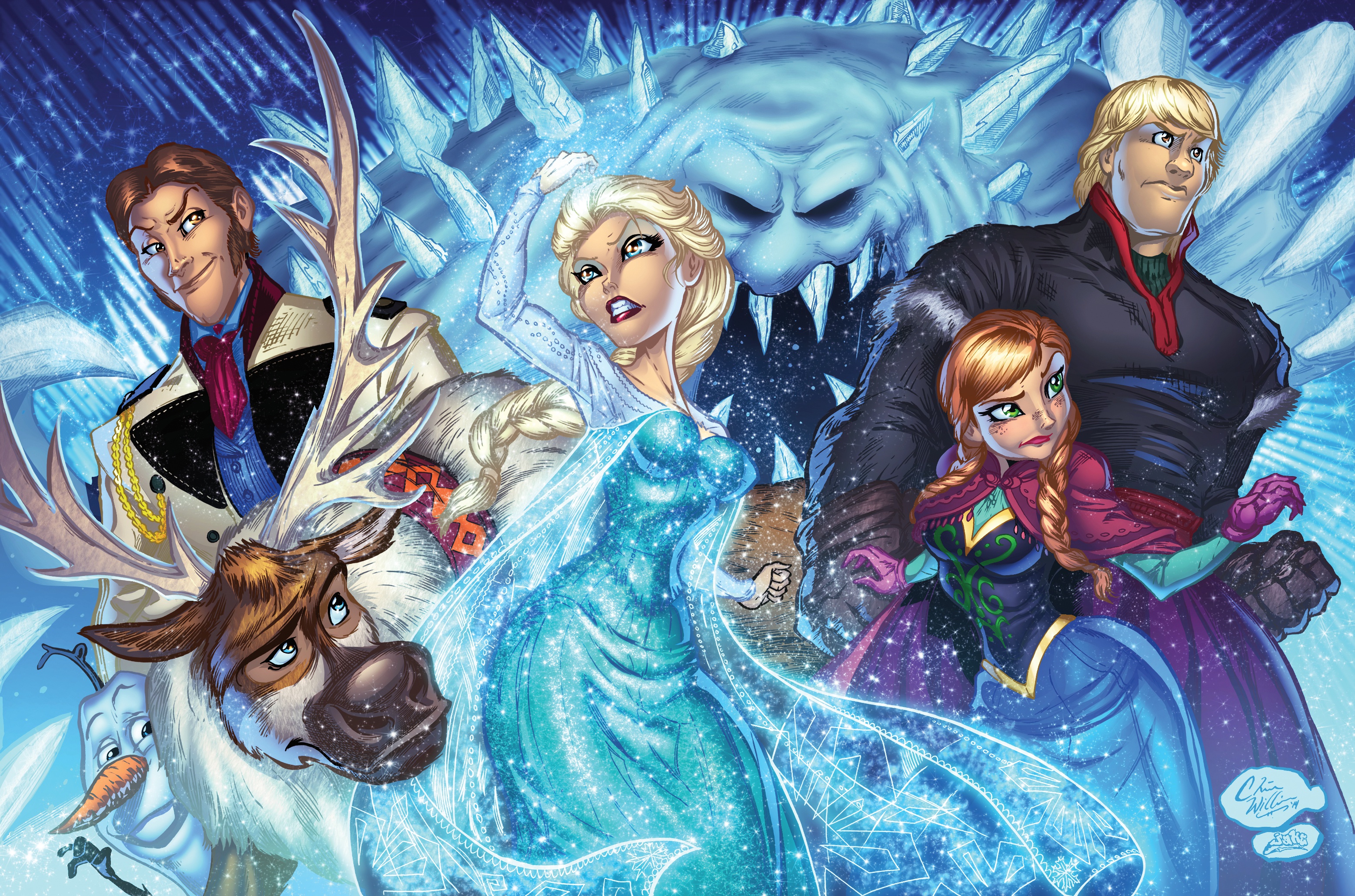 Download Kristoff (Frozen) Olaf (Frozen
