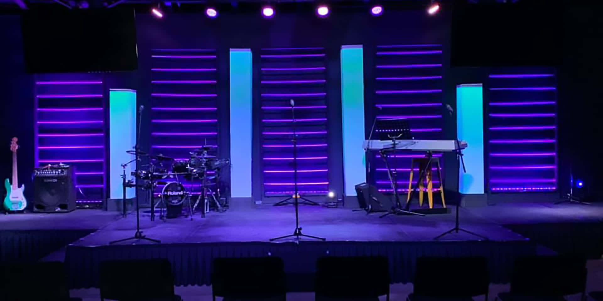 Church Stage Background