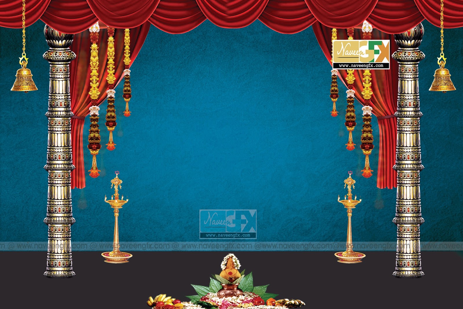 stage background design banner