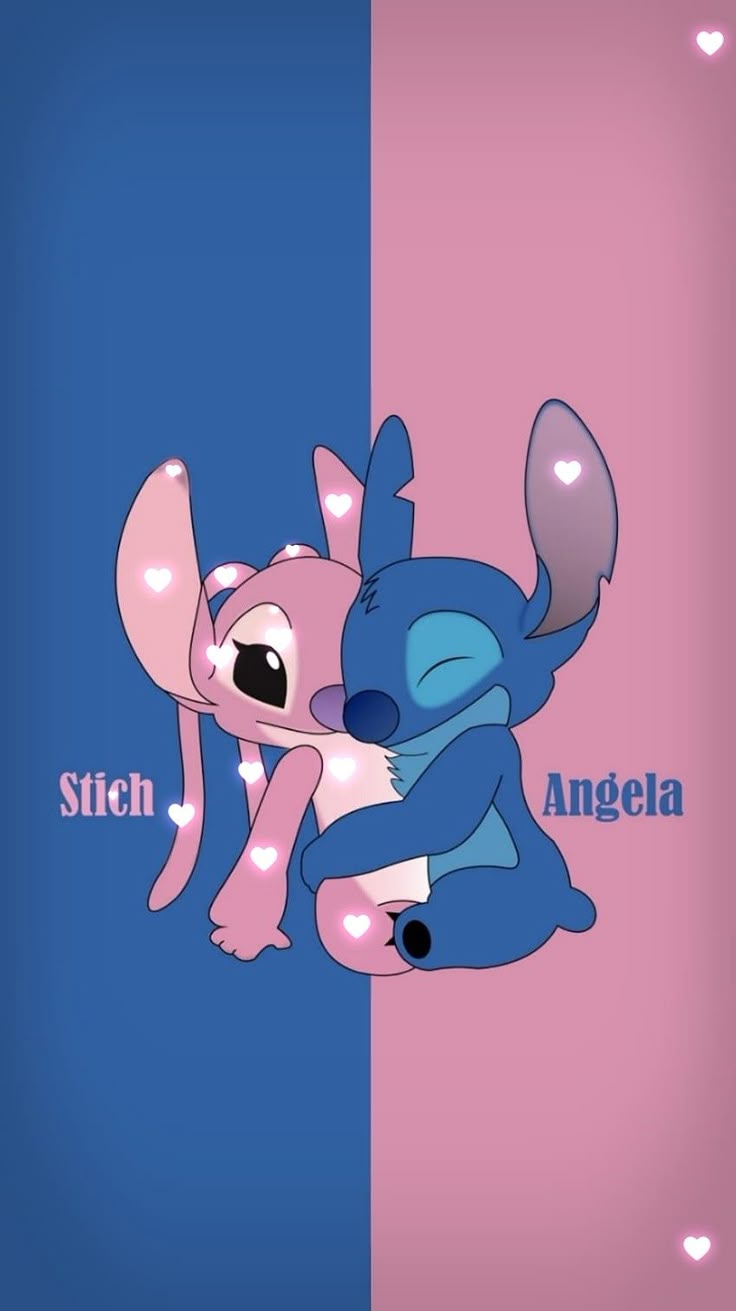Stitch & Angela Wallpaper