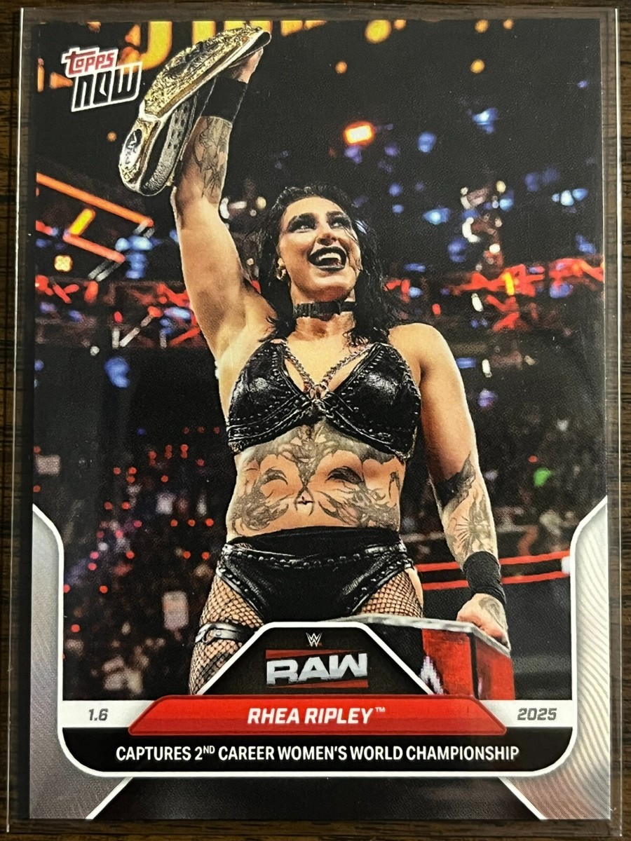 2025 Topps Now WWE Rhea Ripley RAW
