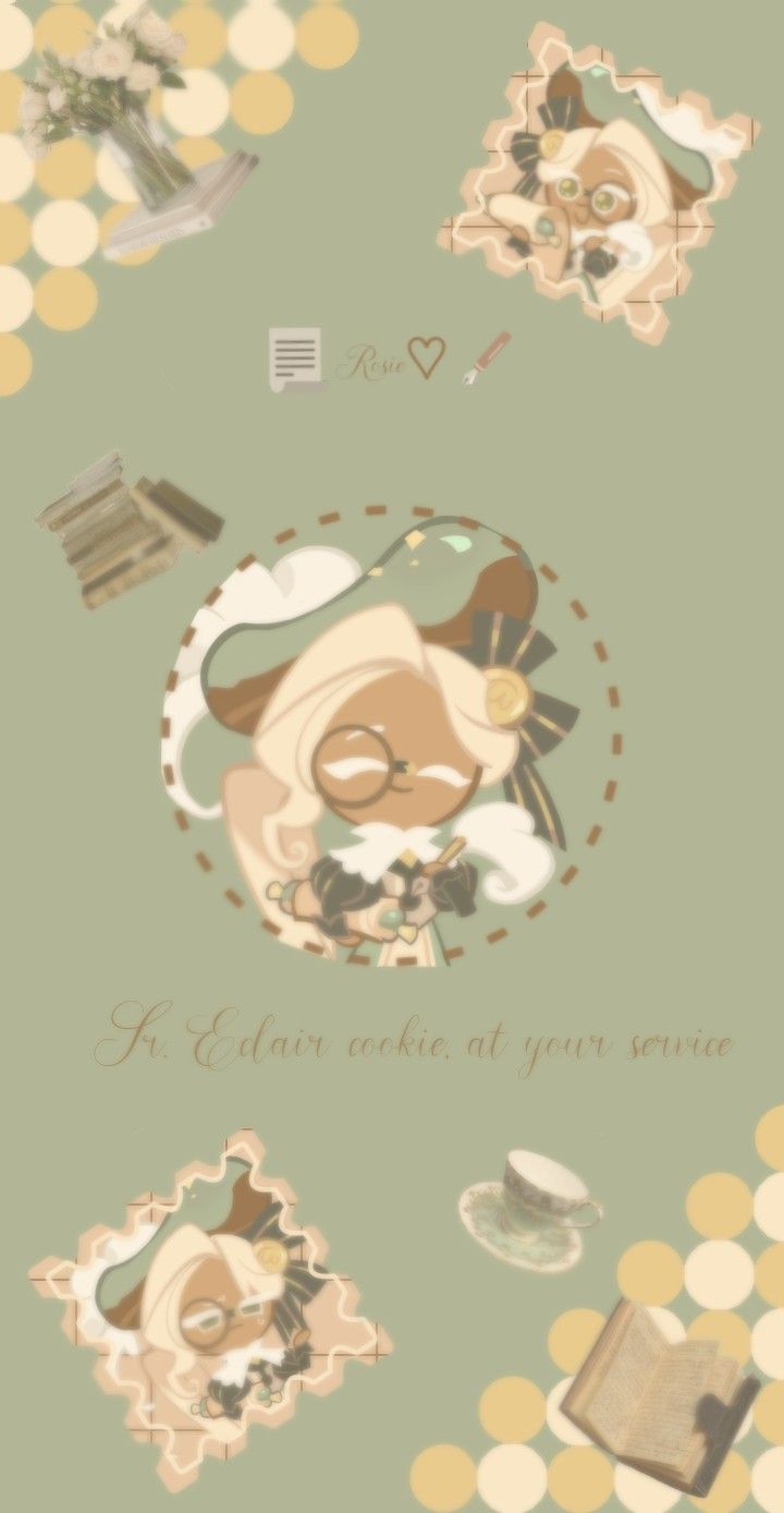 Eclair Cookie Wallpaper <3