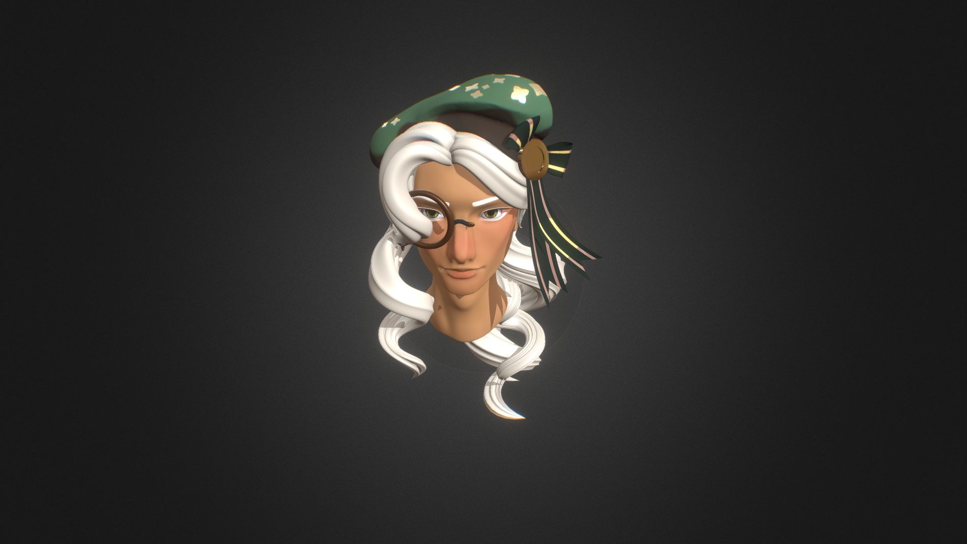 Eclair Cookie Stylized Bust