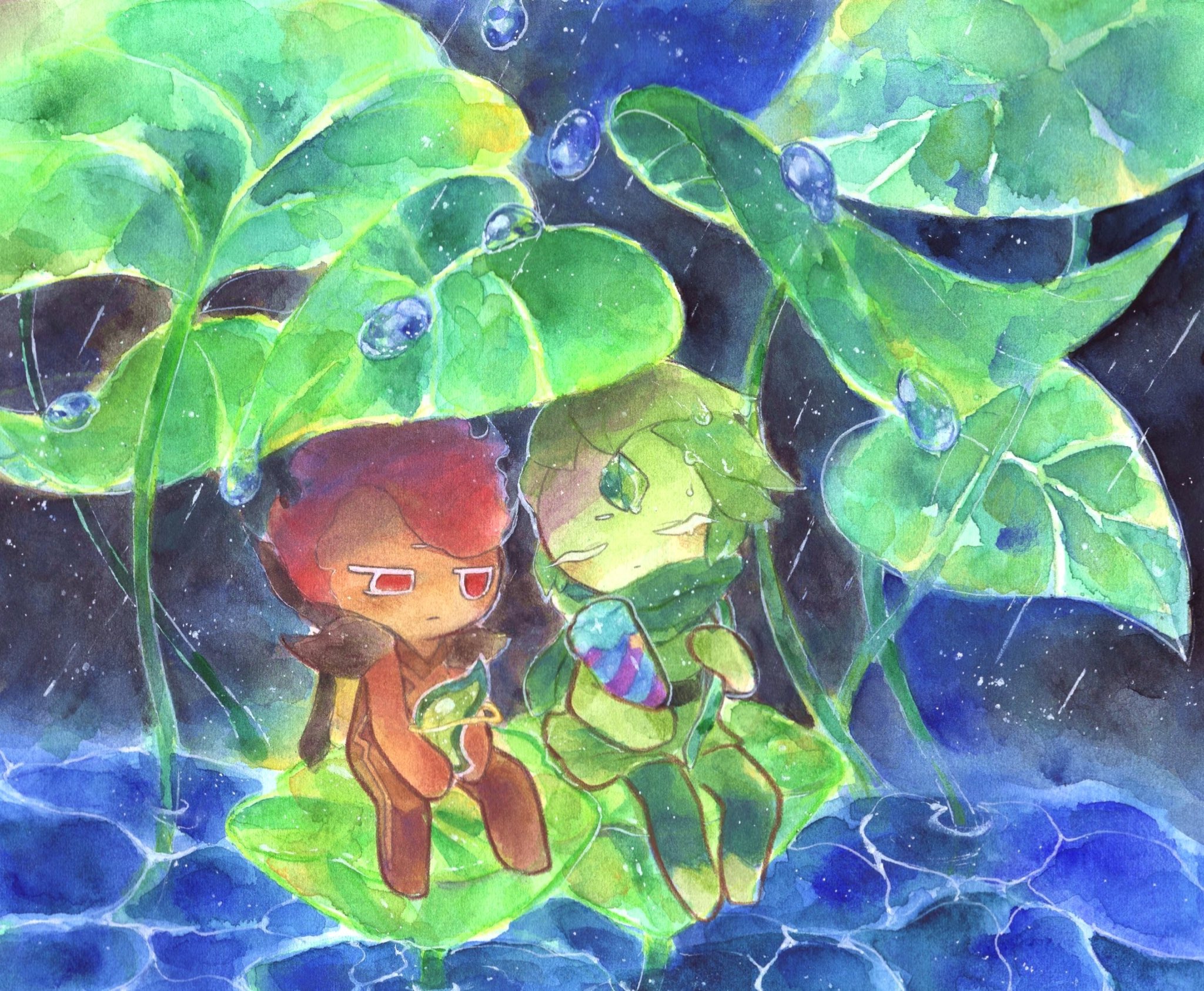 Download Wind Archer Cookie (Cookie Run) Fire Spirit Cookie (Cookie Run) Anime Cookie Run HD Wallpaper