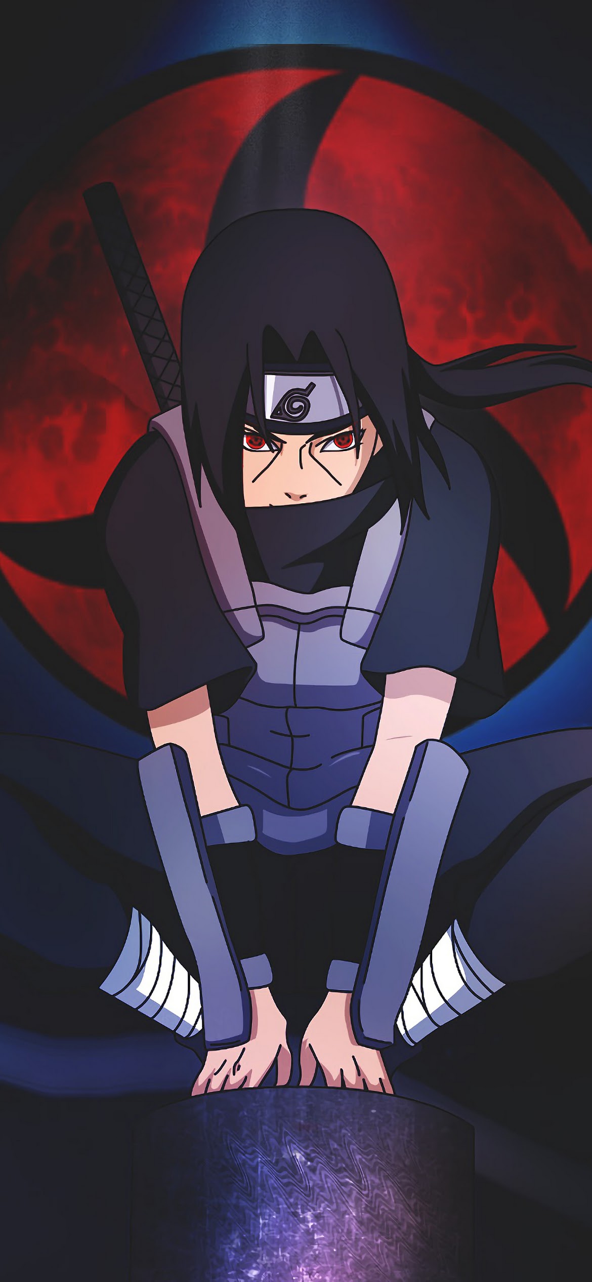 Itachi Sharingan Anbu 4K Wallpaper