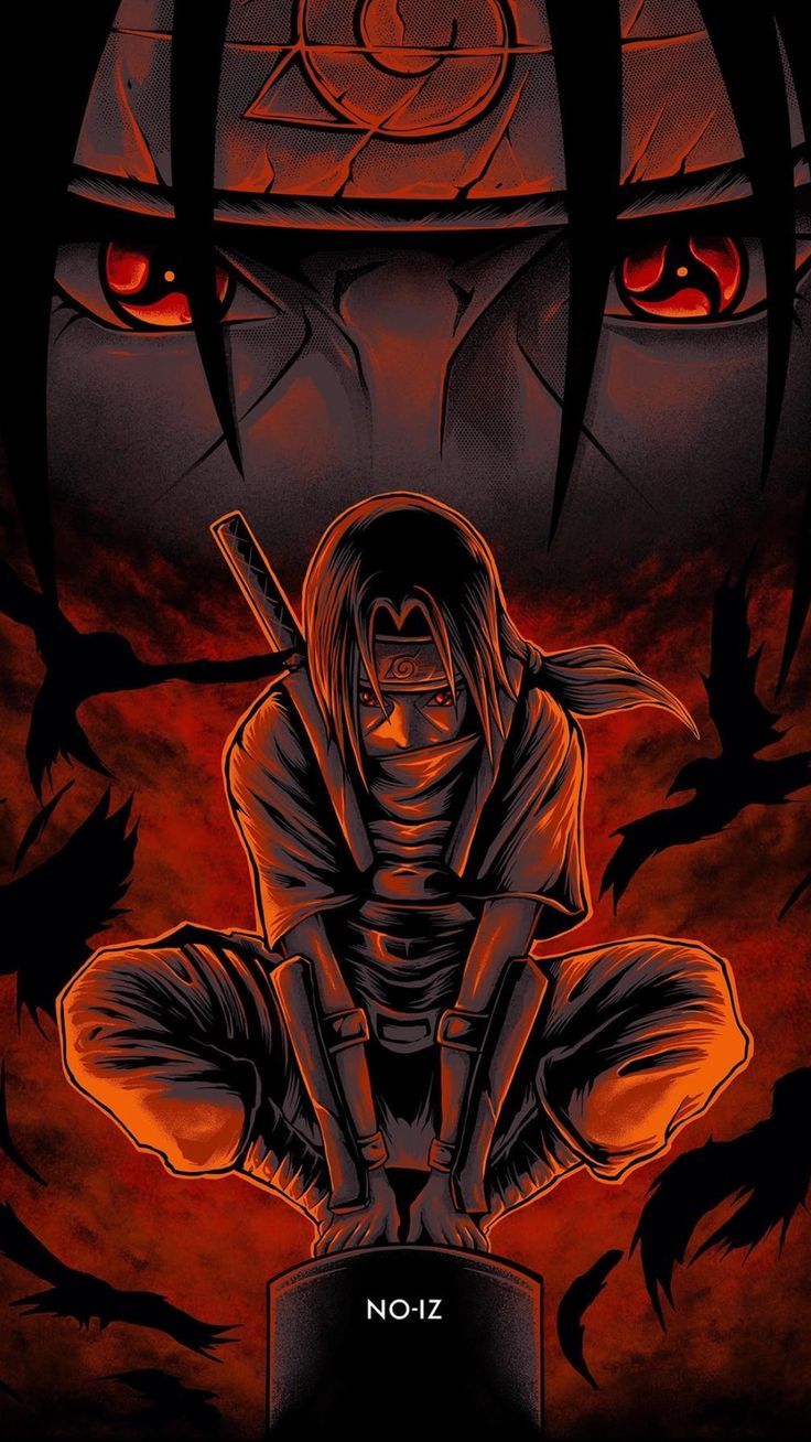 anime. Anime wallpaper, Itachi mangekyou sharingan, Itachi uchiha art