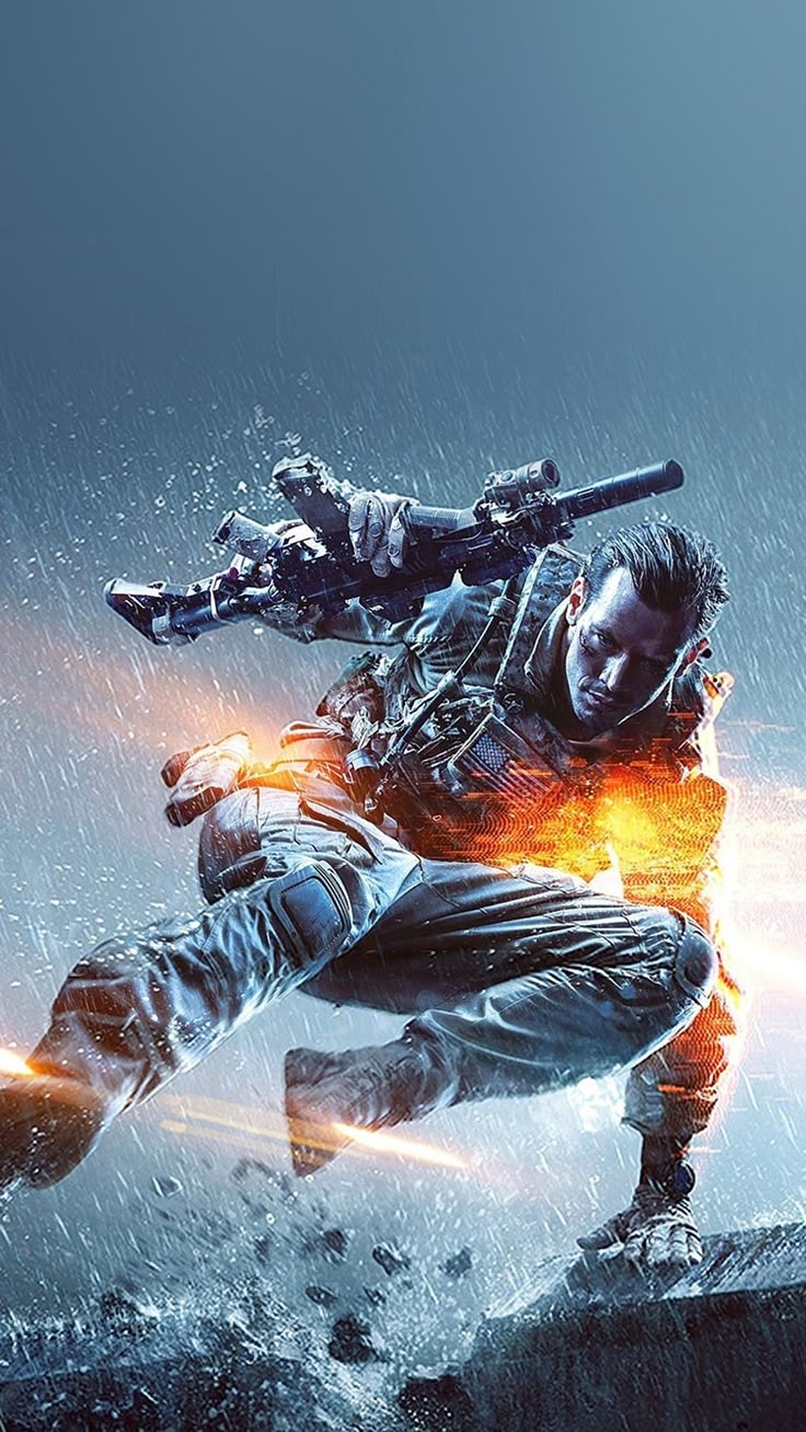 Battlefield 4 Jump Game Phone Wallpaper