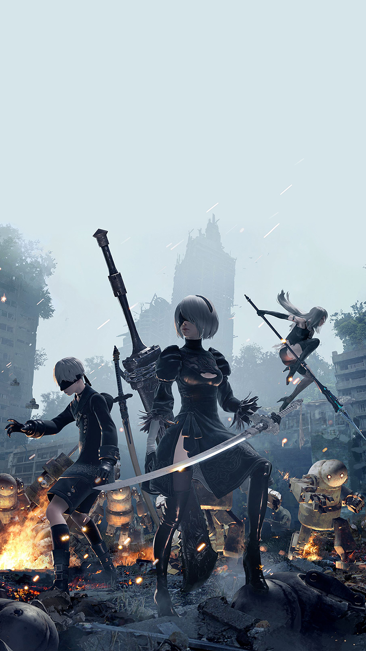 Nier Automata Battlefield Wallpaper