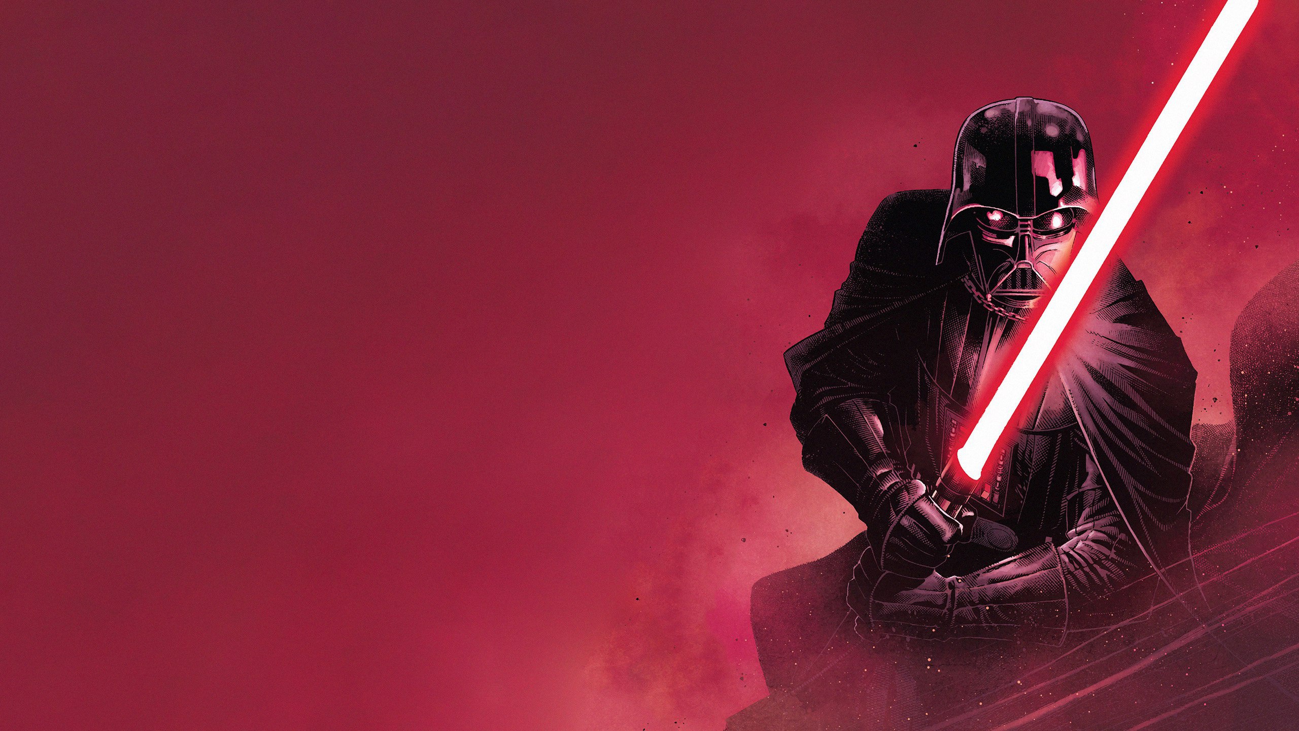 Wallpaper Red, Black, Star Wars, Helmet