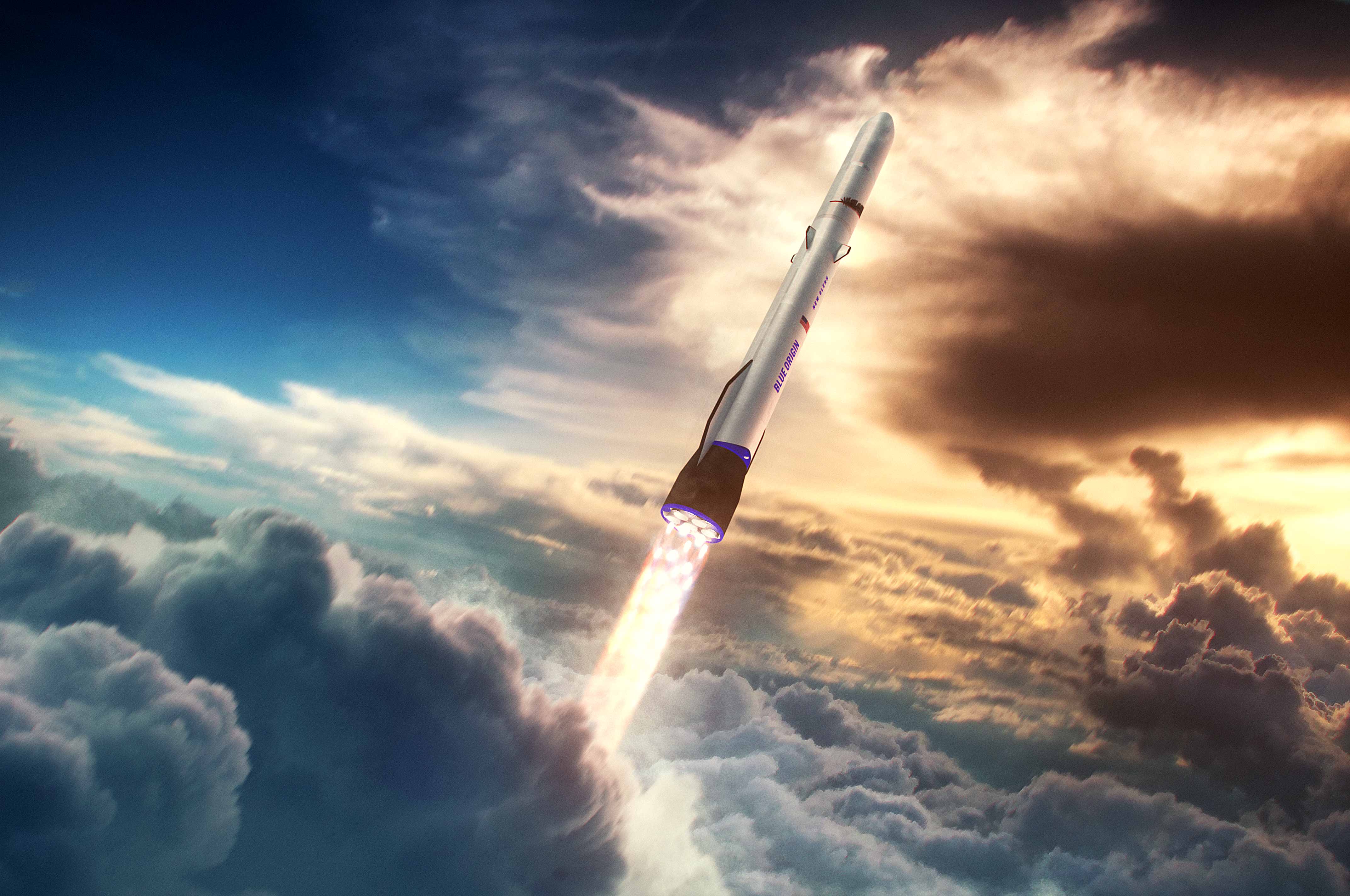 New Glenn rocket and Space Coast facilities