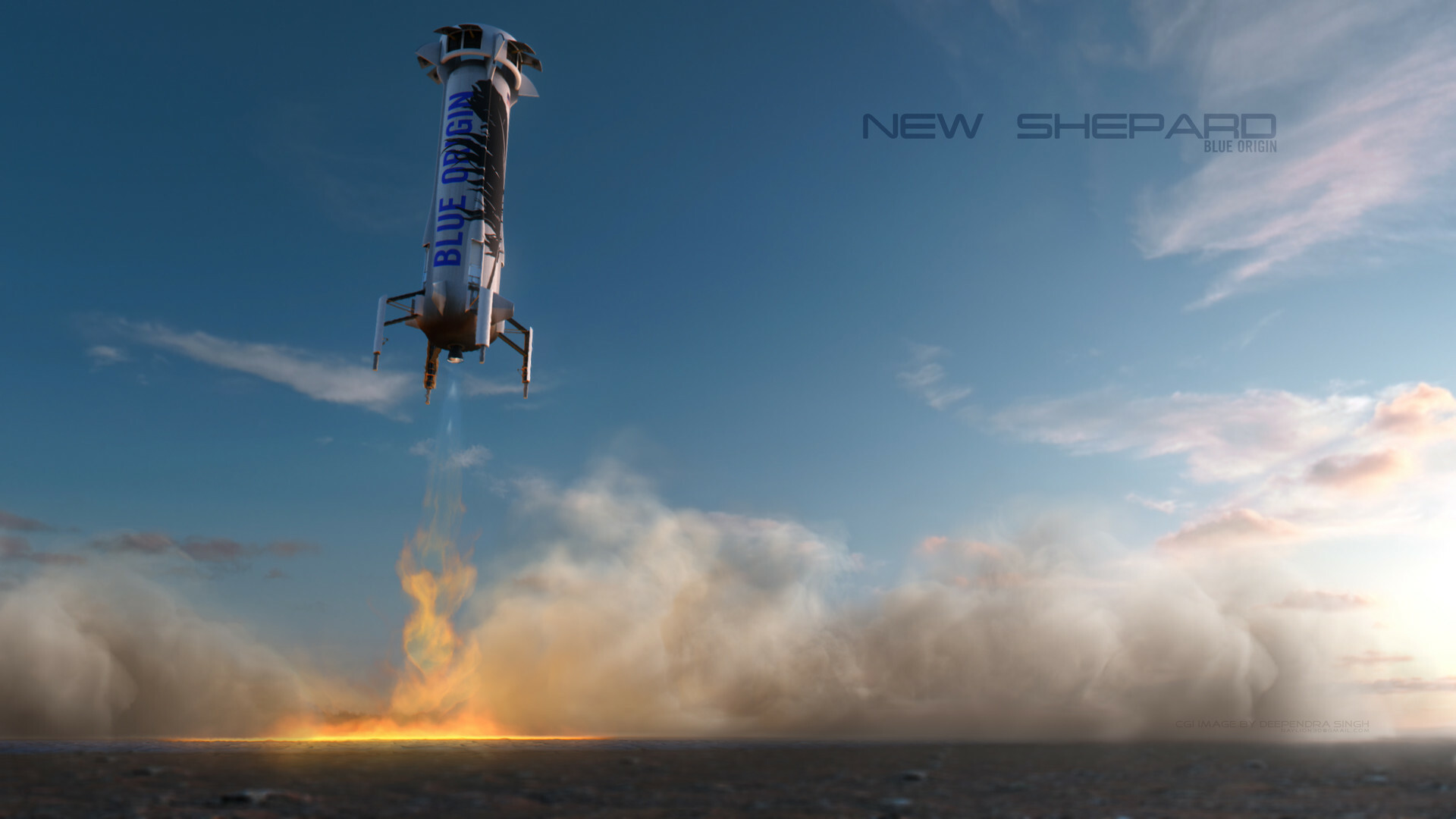 Blue Origin Wallpaper