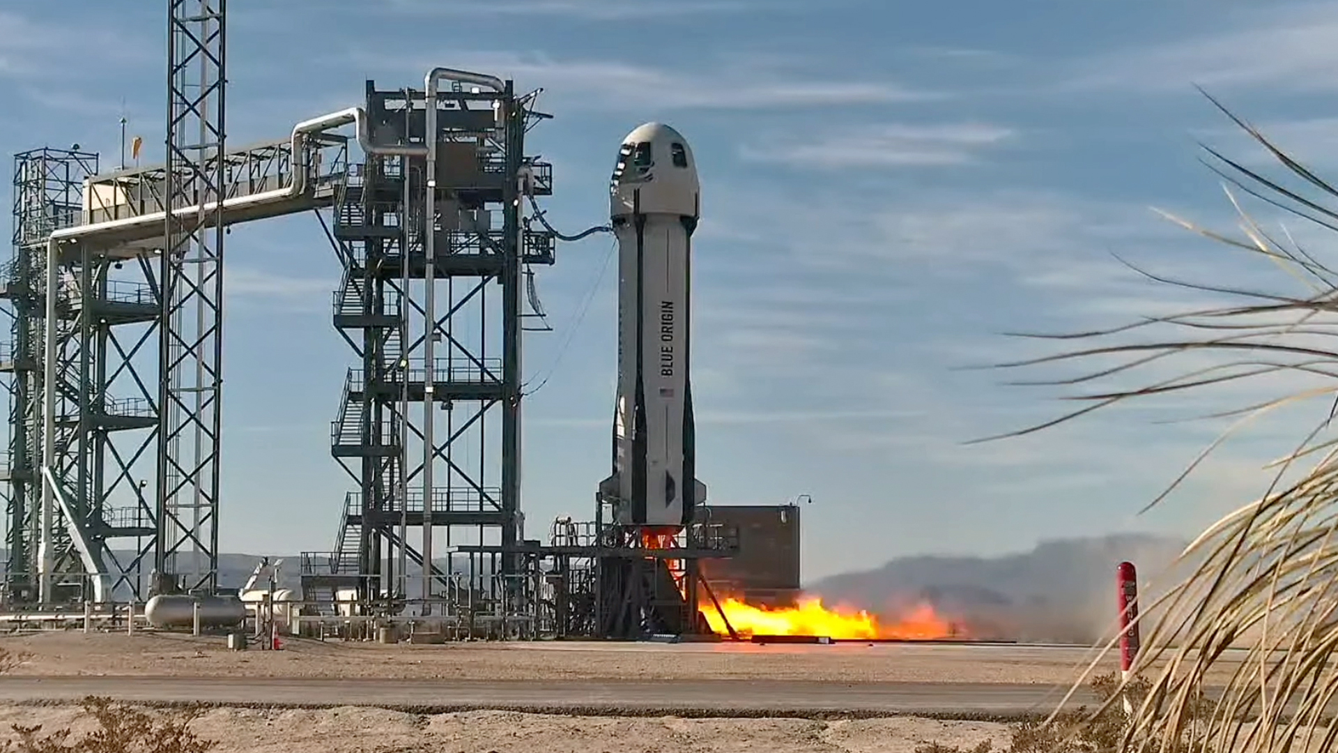 New Shepard research rocket launch