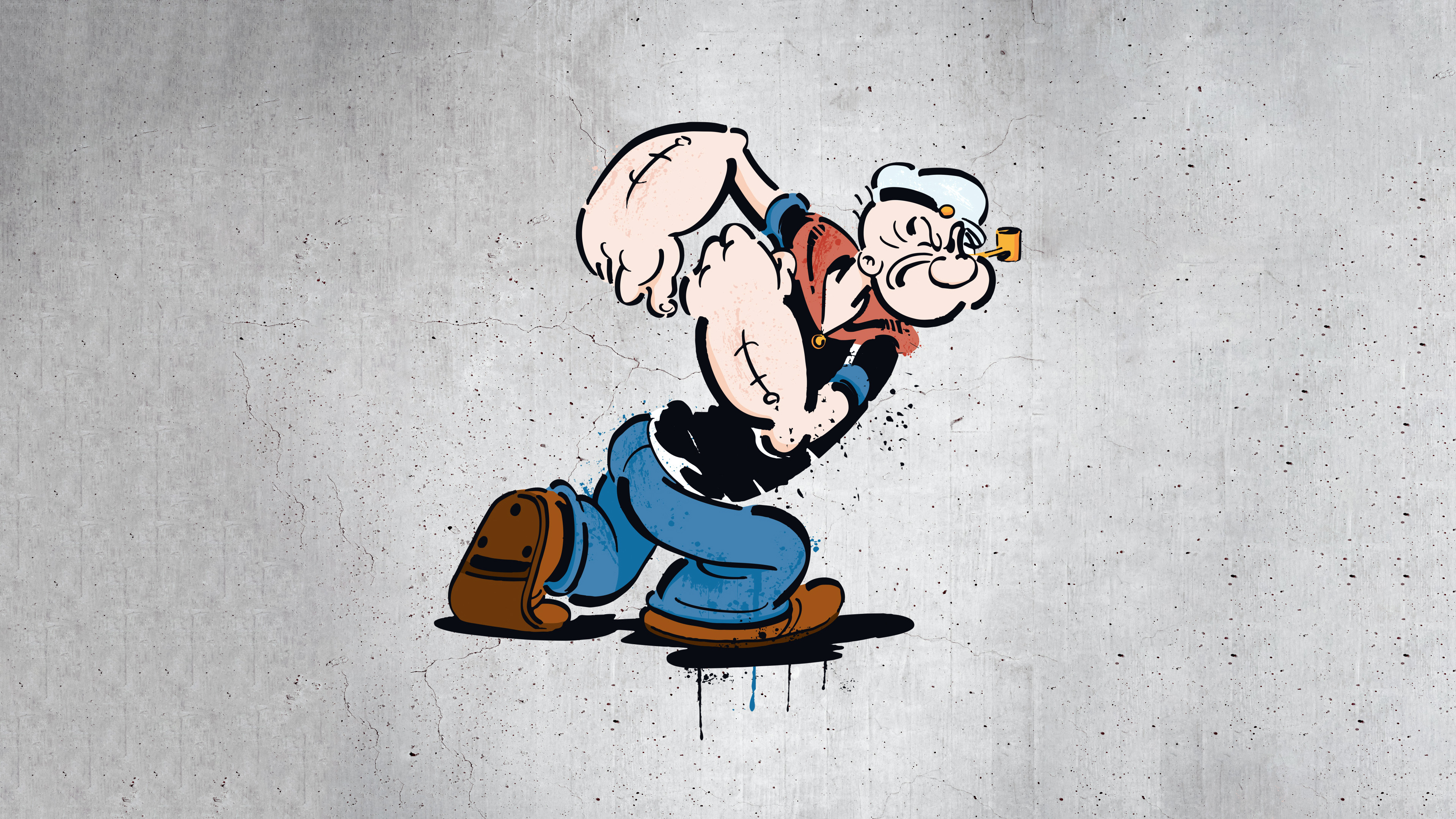 Popeye Wallpaper 4K, Artwork, Cartoon