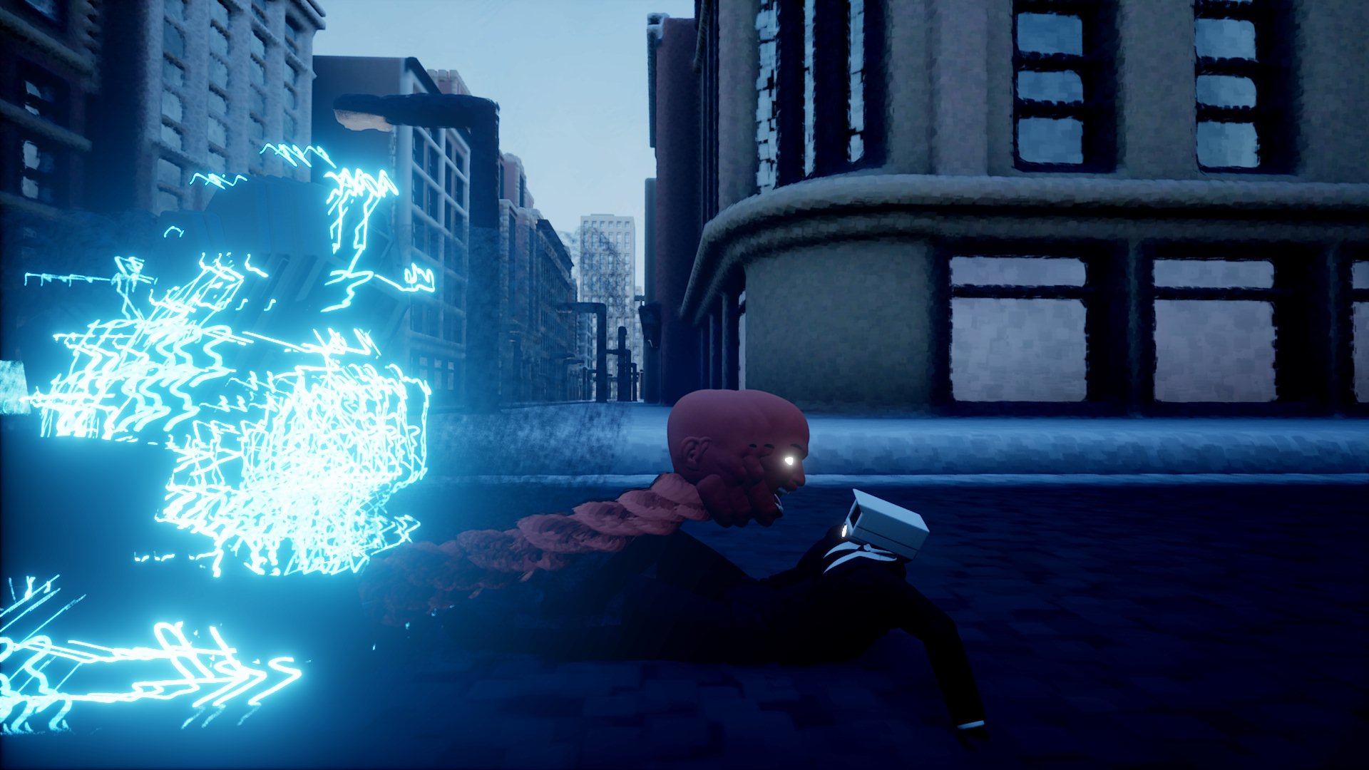 A photo of Glitch Skibidi toilet