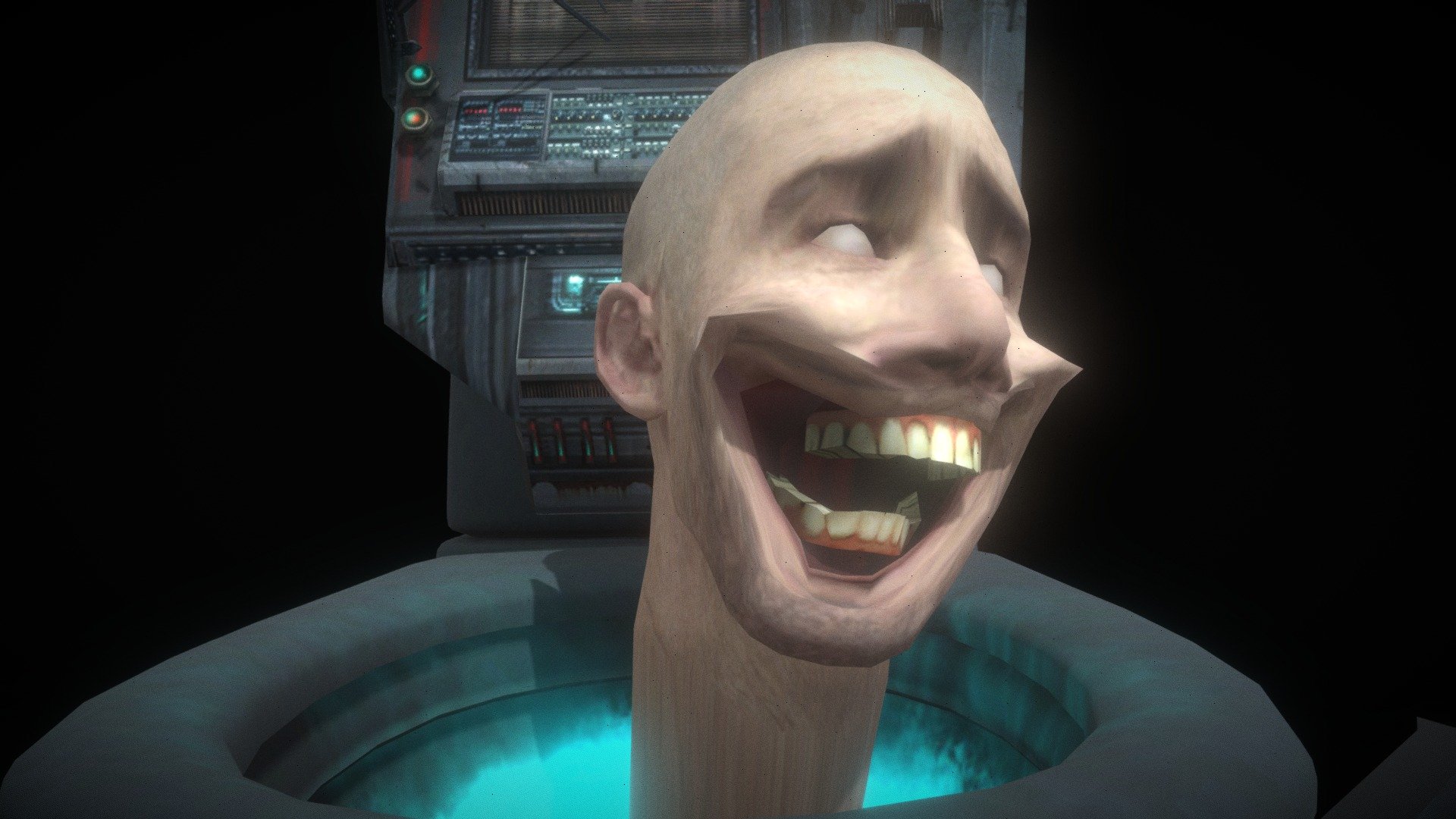 Glitch skibidi Free 3D model