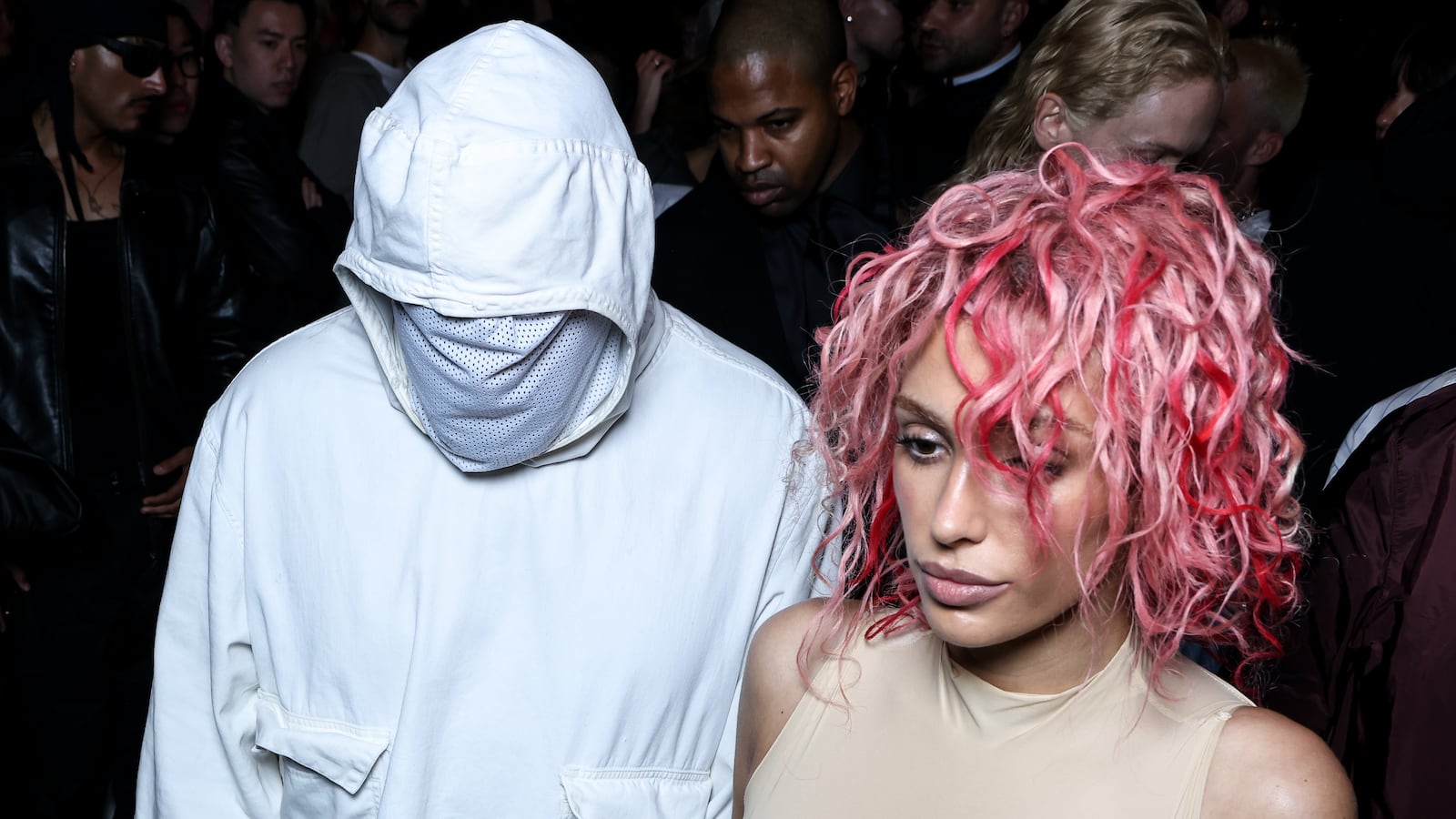 Kanye West and Bianca Censori Appear