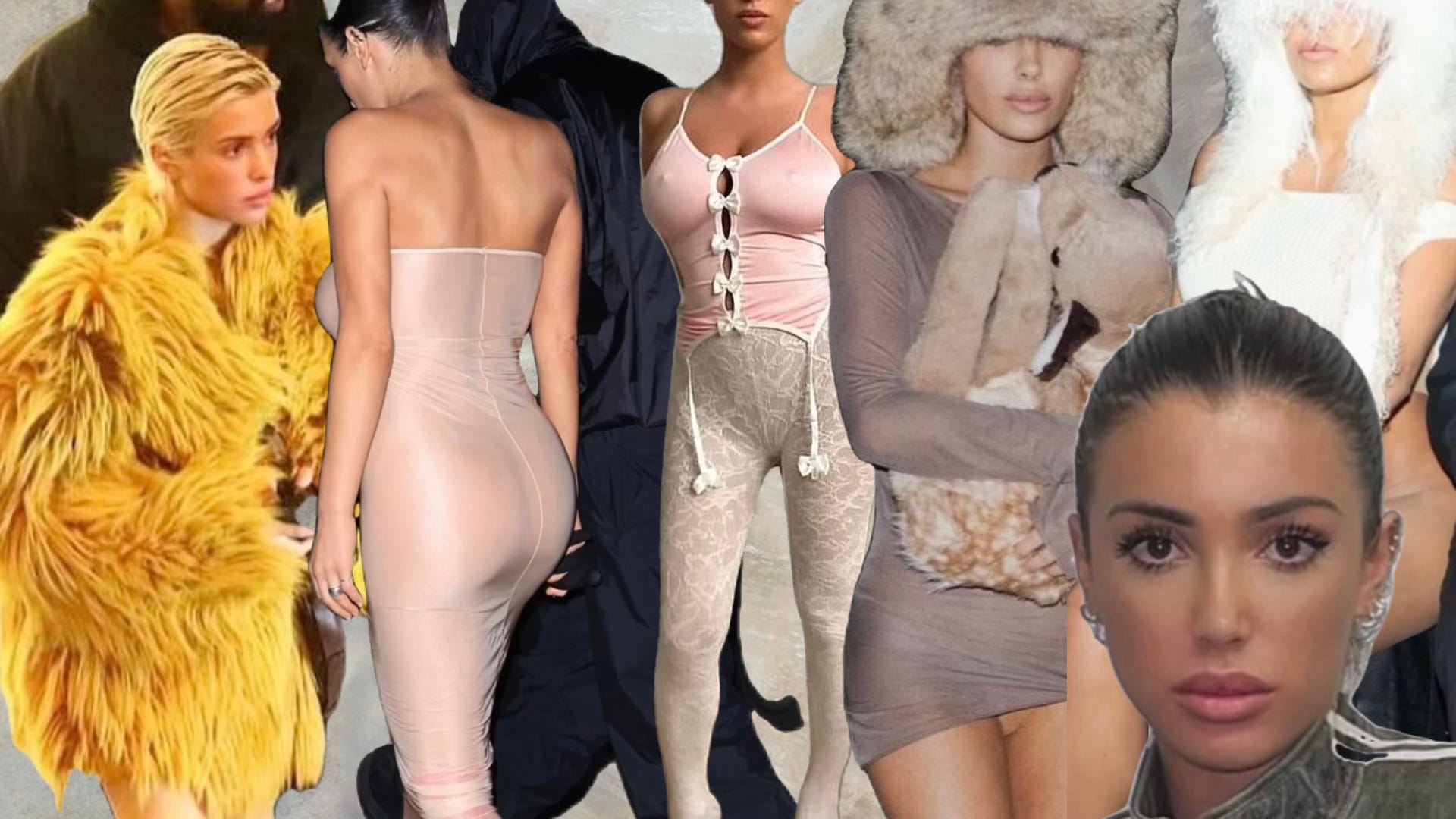 Kanye West, Bianca Censori, and