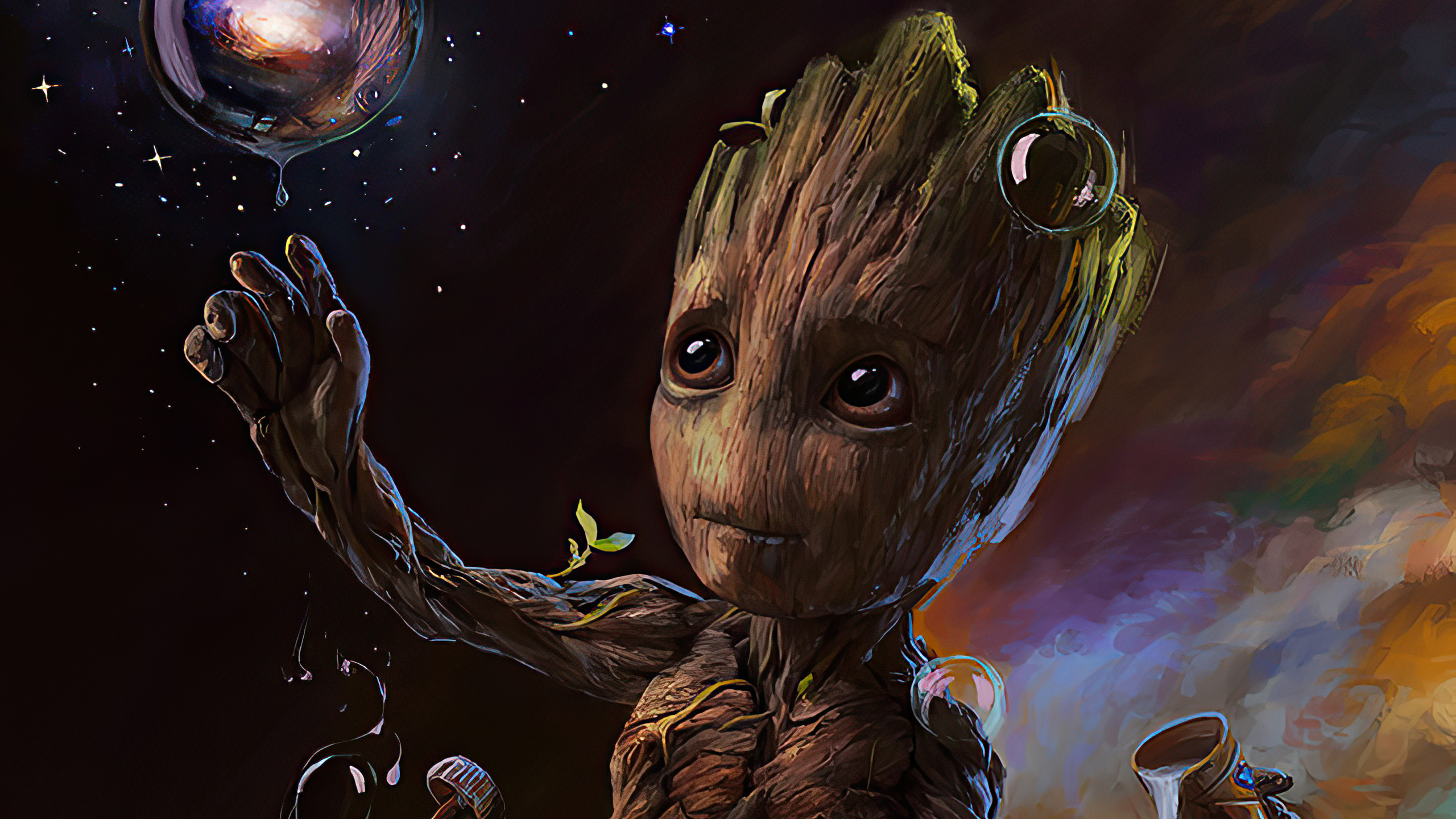 Baby Groot 2020 Art Laptop