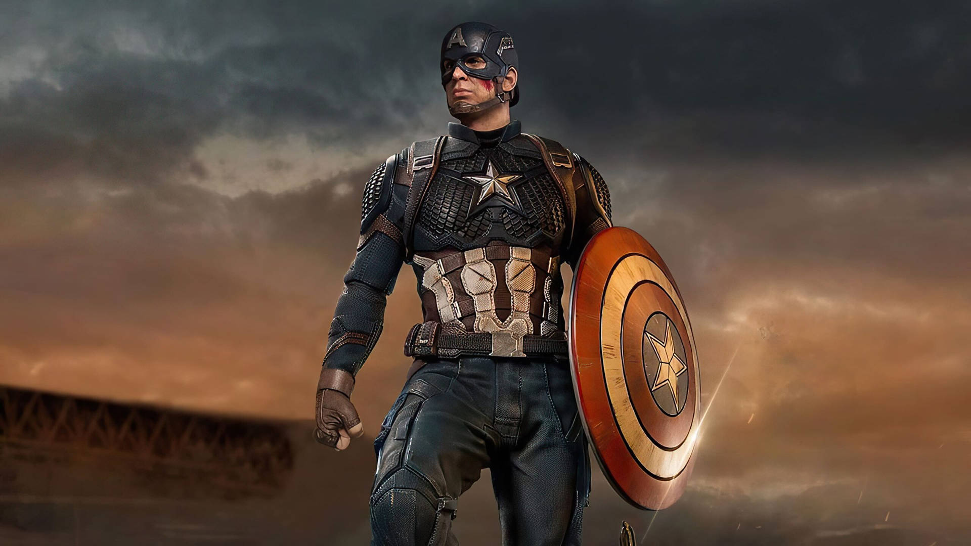 Captain America Superhero Landscape
