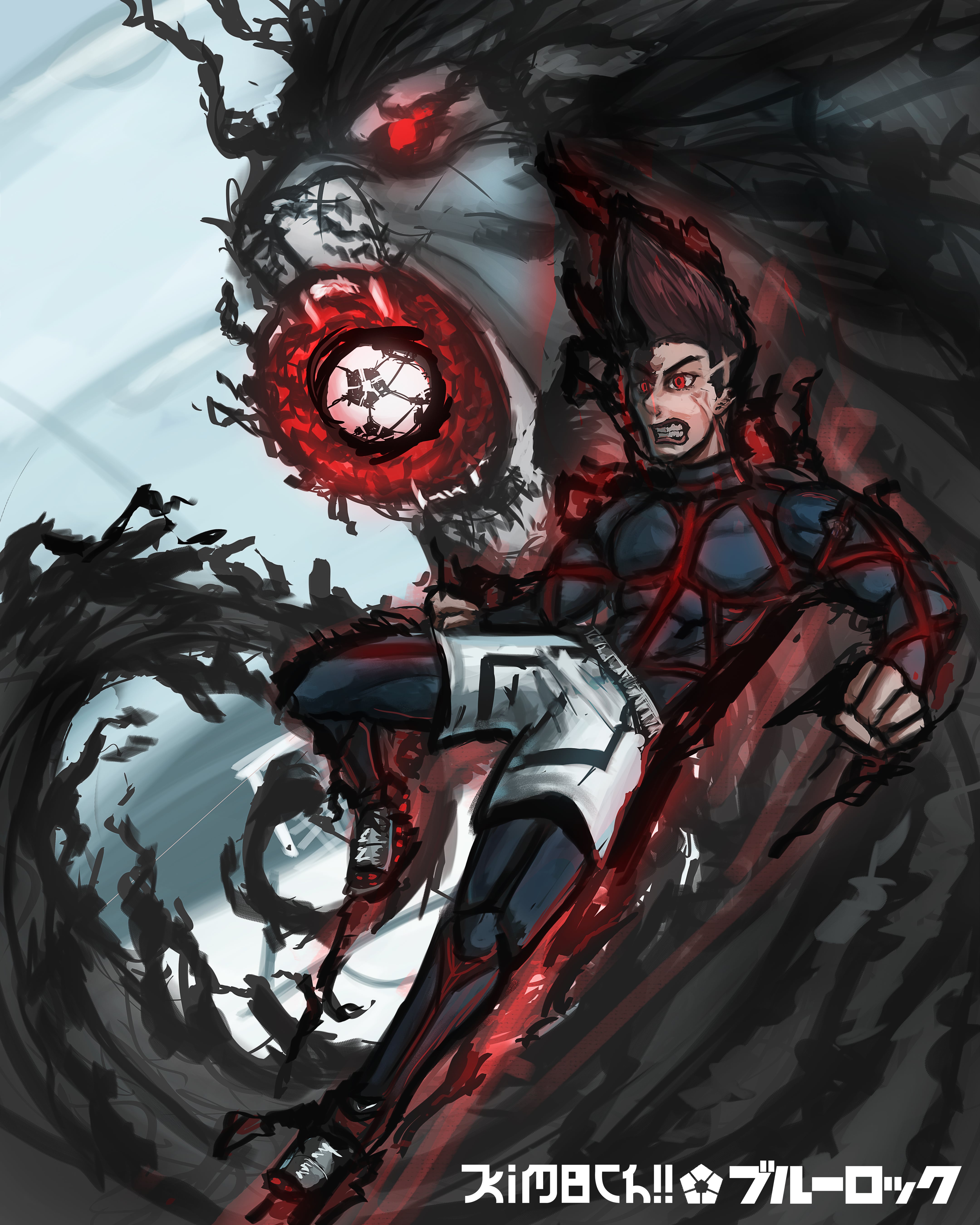 My fan art of the character of Barou