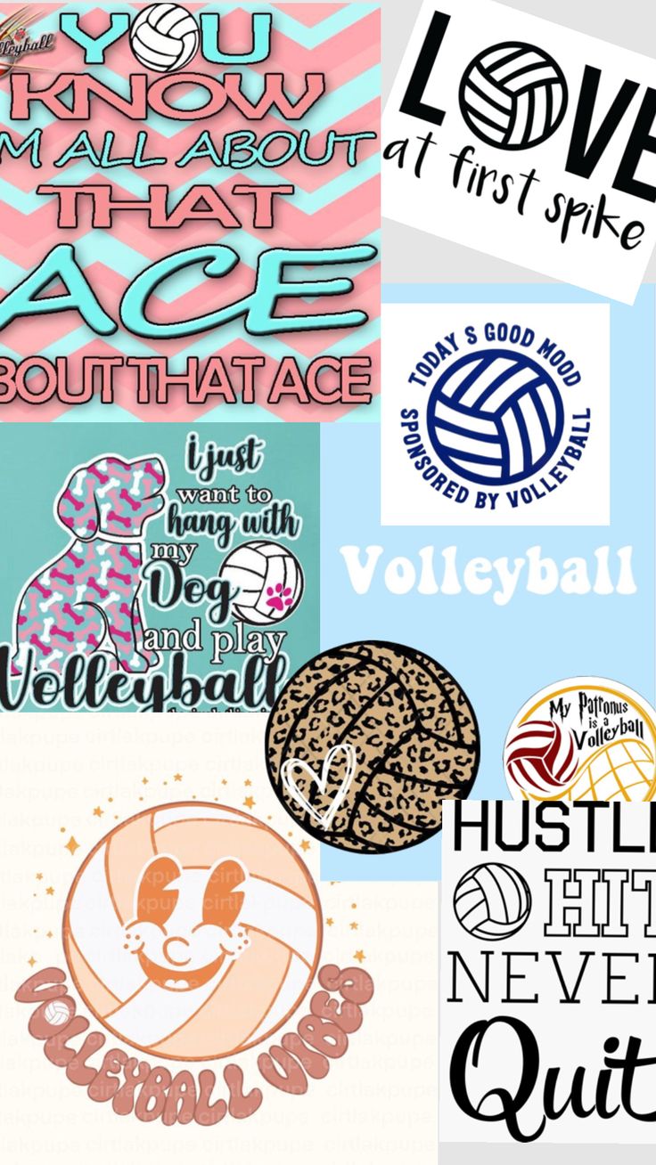 Preppy wallpaper, Volleyball, Good mood