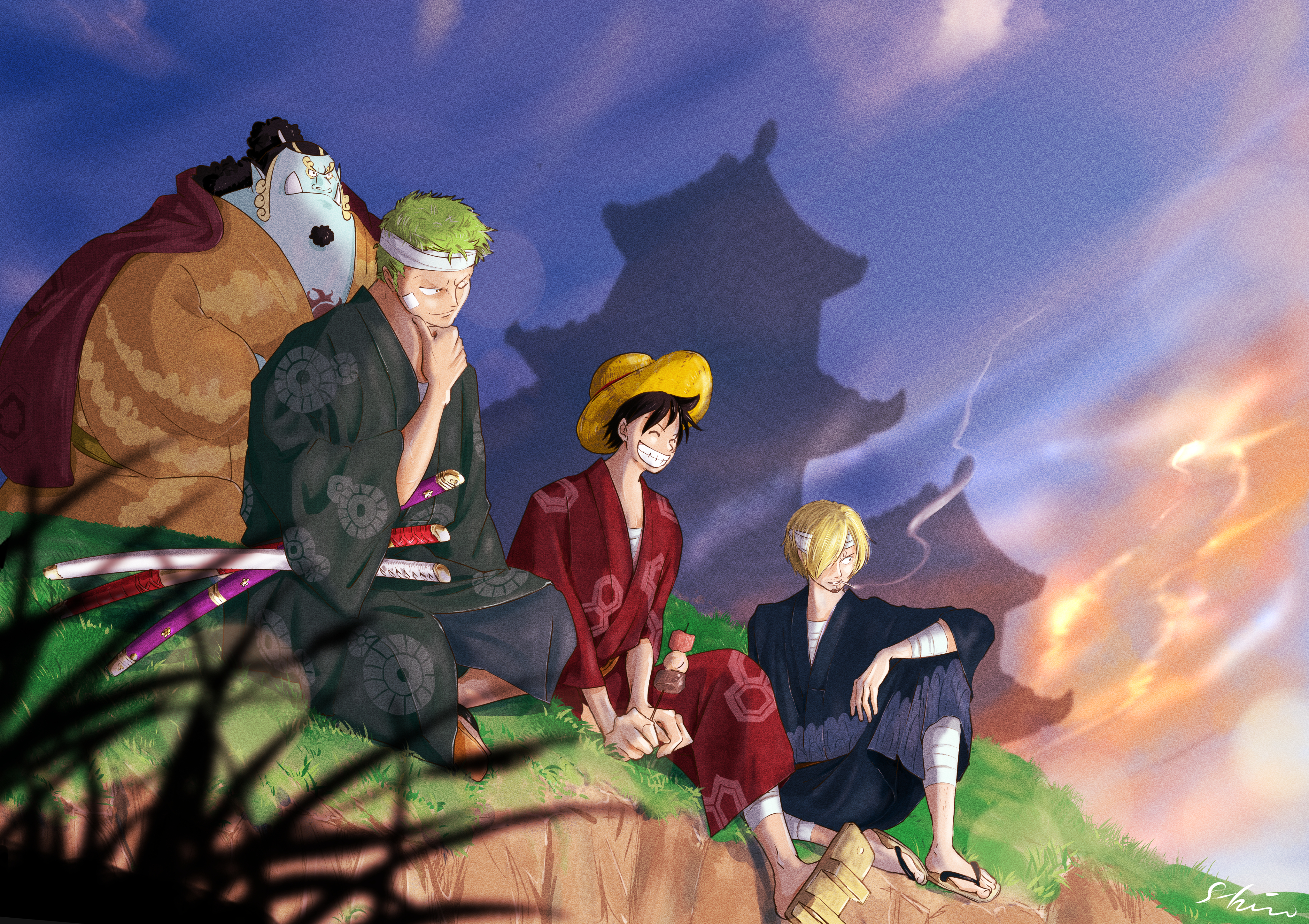 One Piece Monster Trio